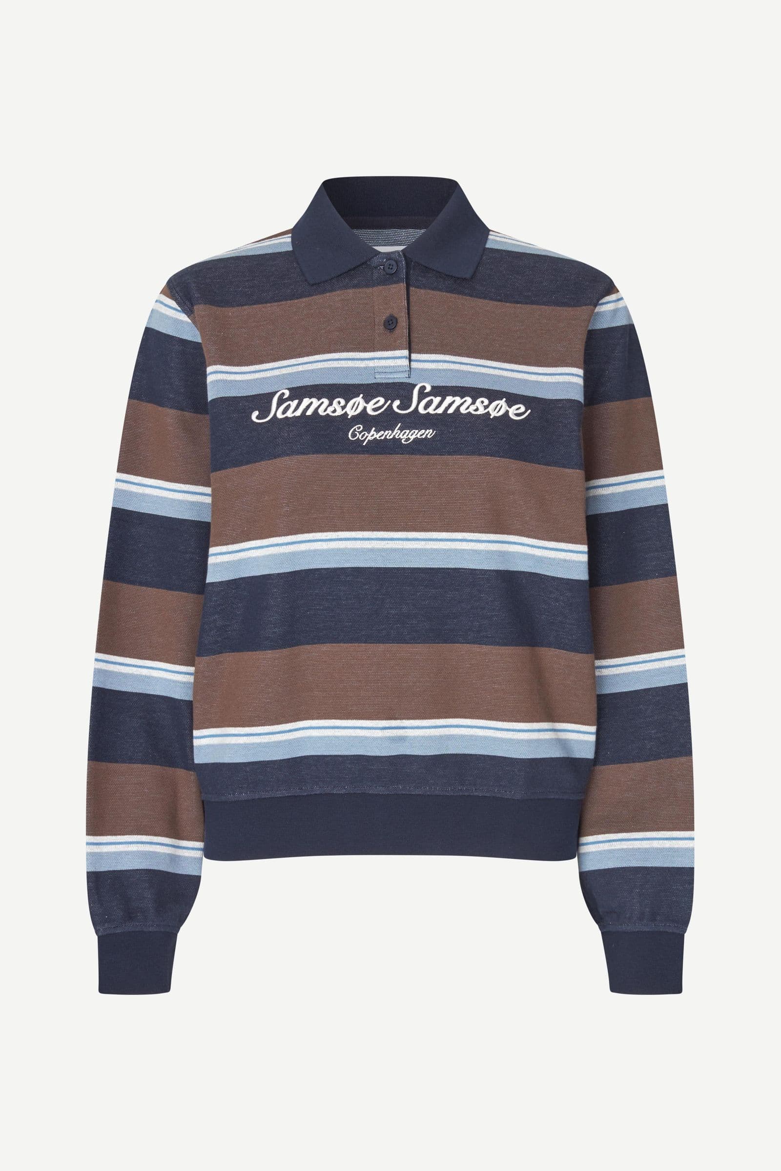 Sadory ls polo 15885 Brown Blue St.