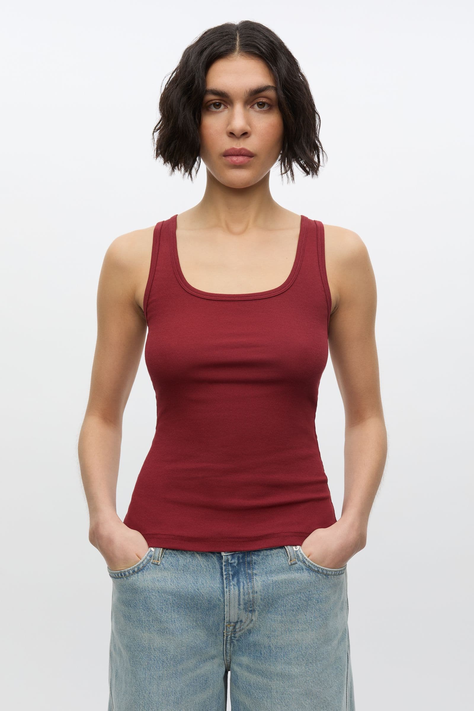 Saamanza tank top 7542 Syrah