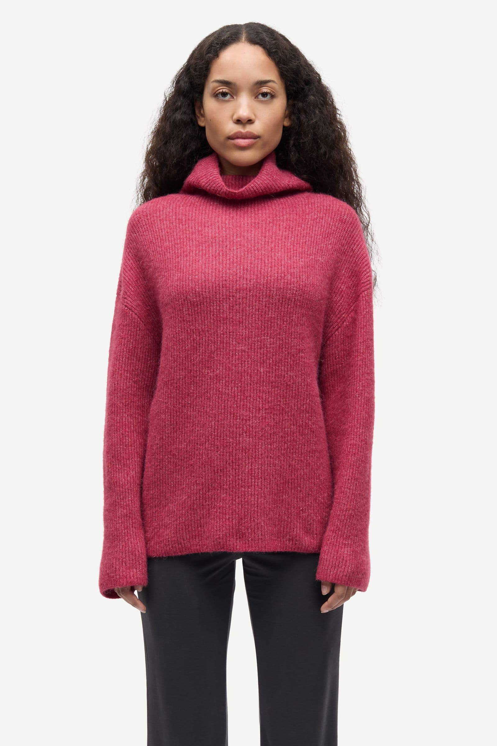 Sanoris turtleneck 7355 Earth Red