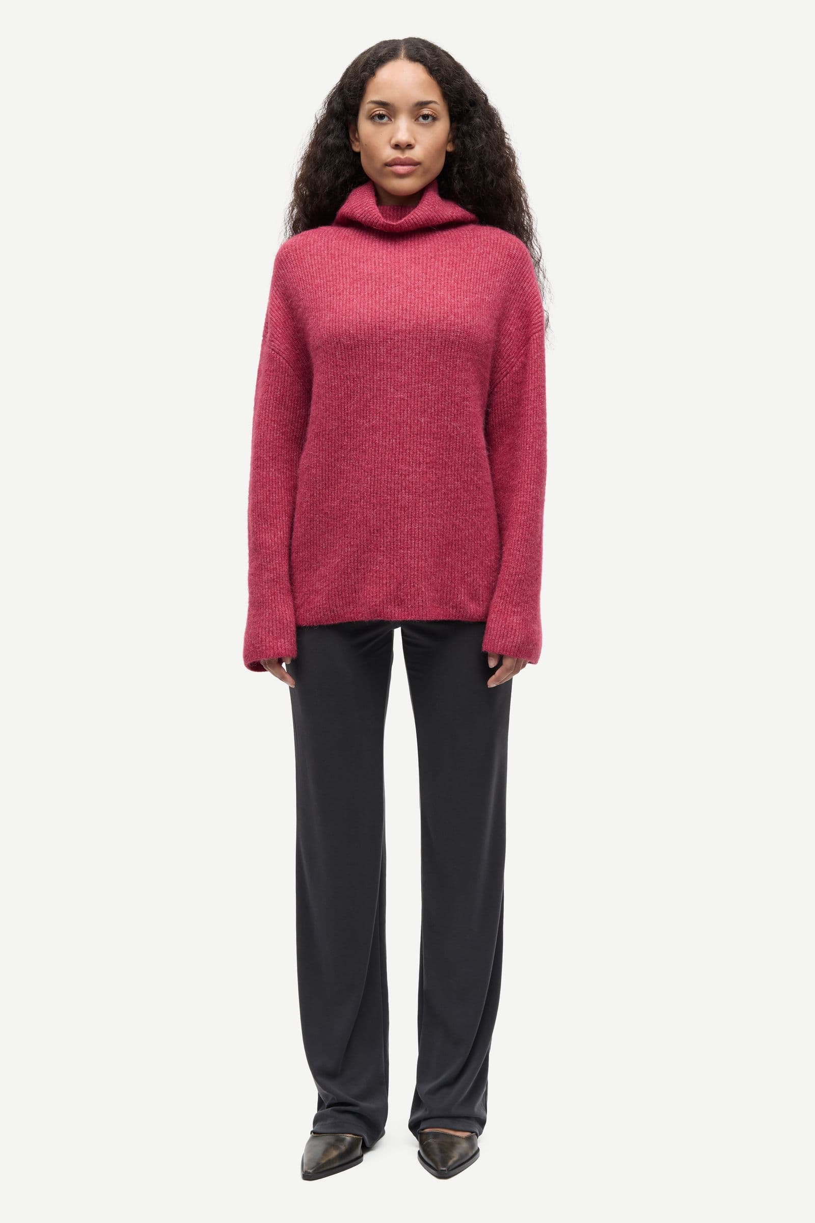 Sanoris turtleneck 7355 Earth Red