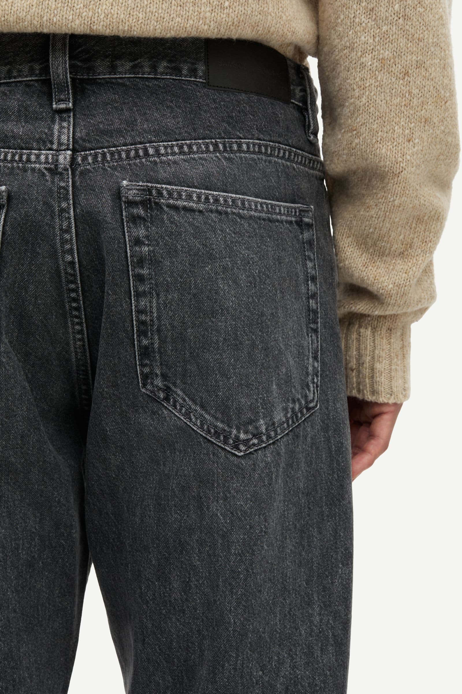 Saeddie jeans 15590 Grey cloud