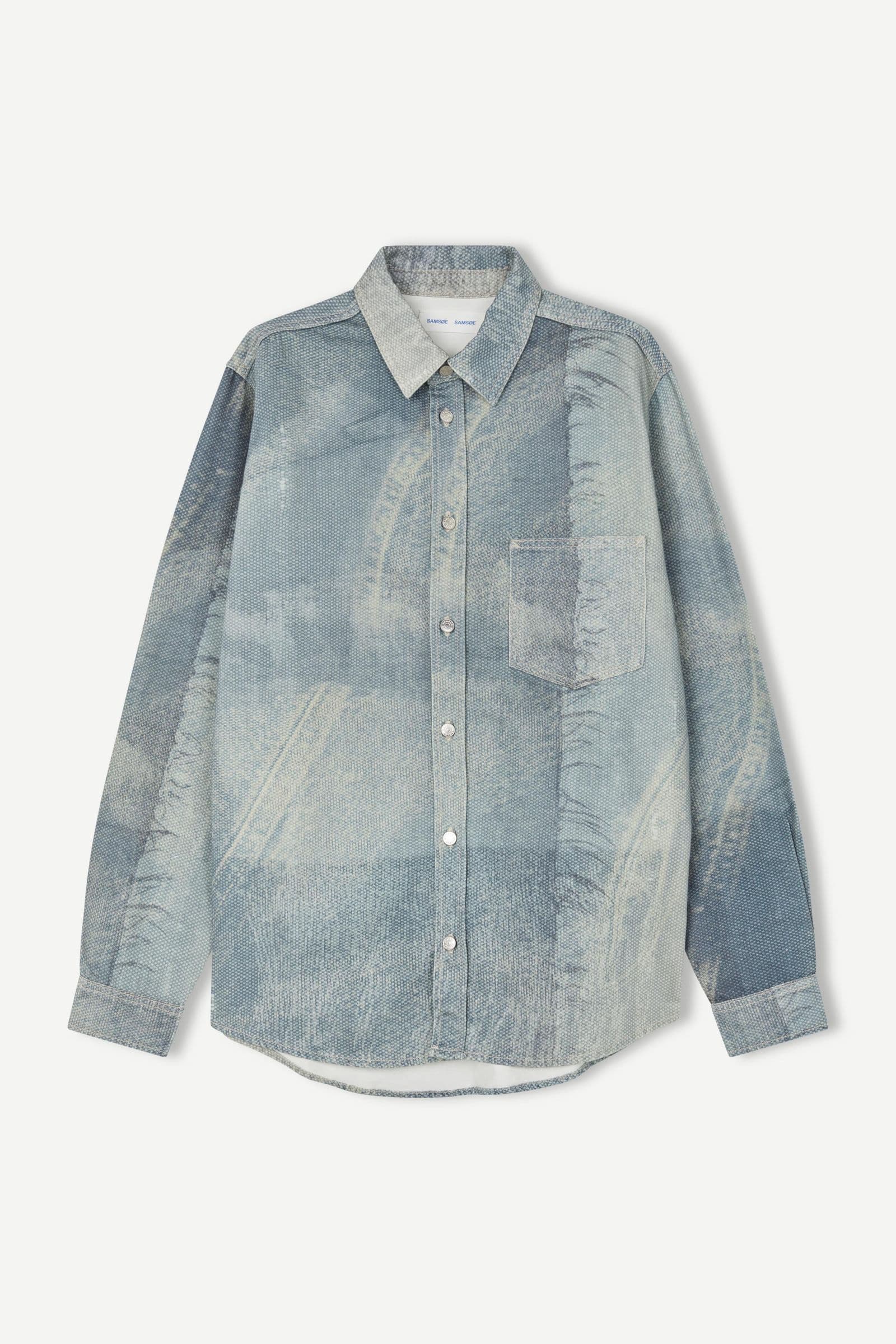 Sadamon shirt 15620 Textile Blue