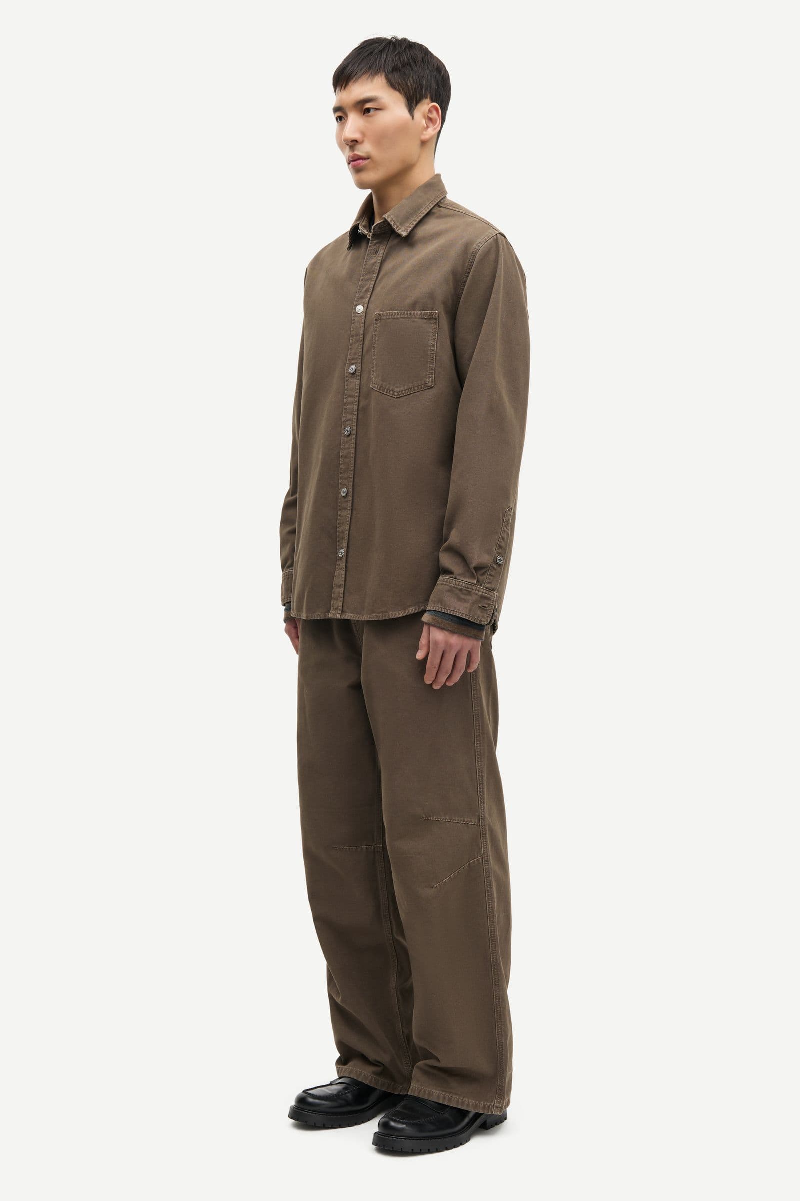 Sadamon P overshirt 15437 Washed Canteen