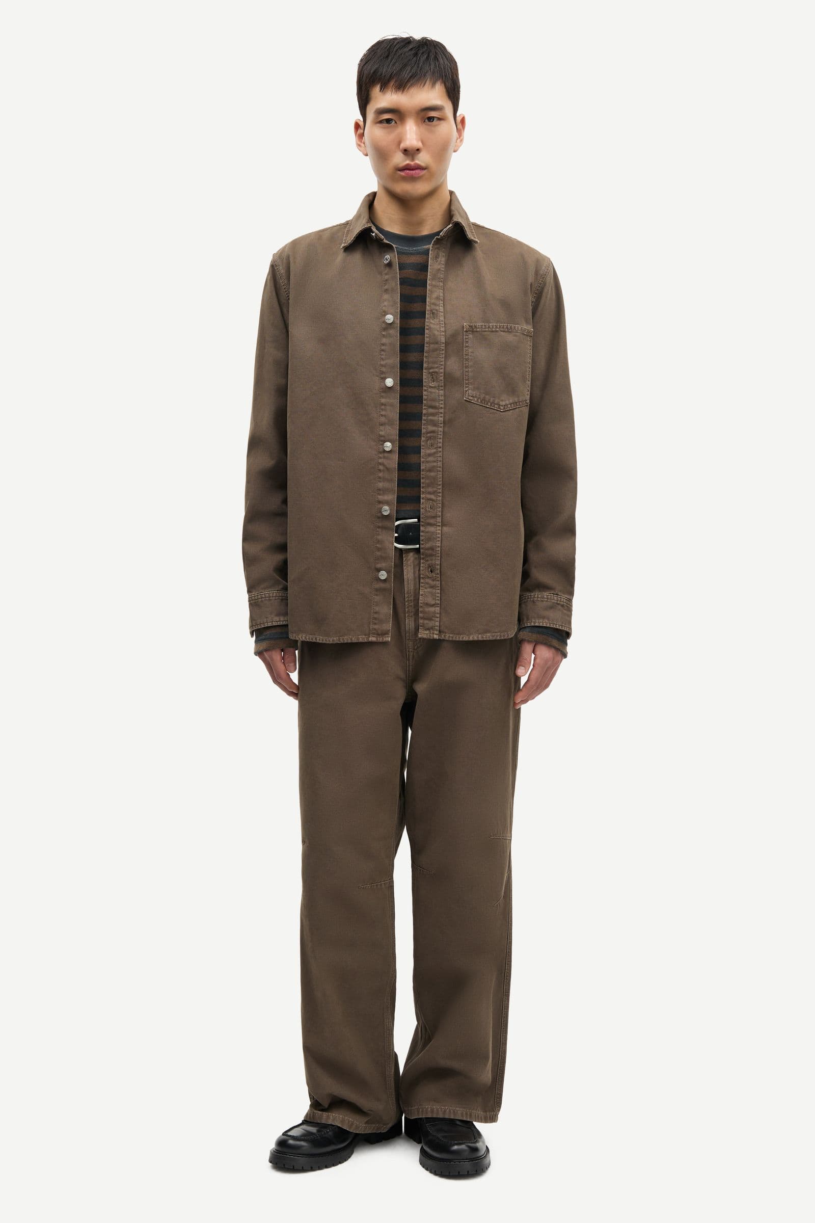 Sadamon P overshirt 15437 Washed Canteen