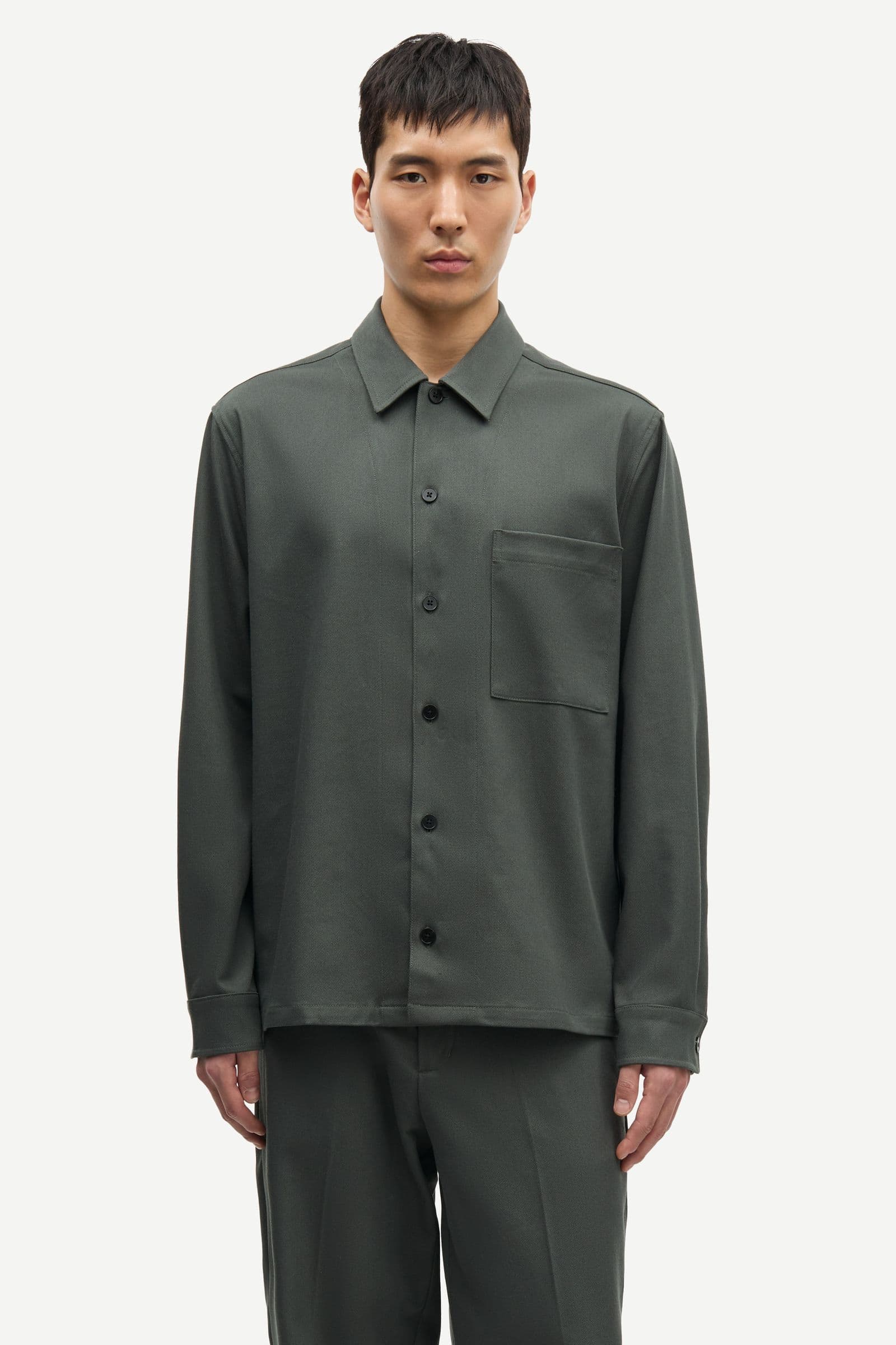 Sadamon GO overshirt 15845 Dark Evergreen