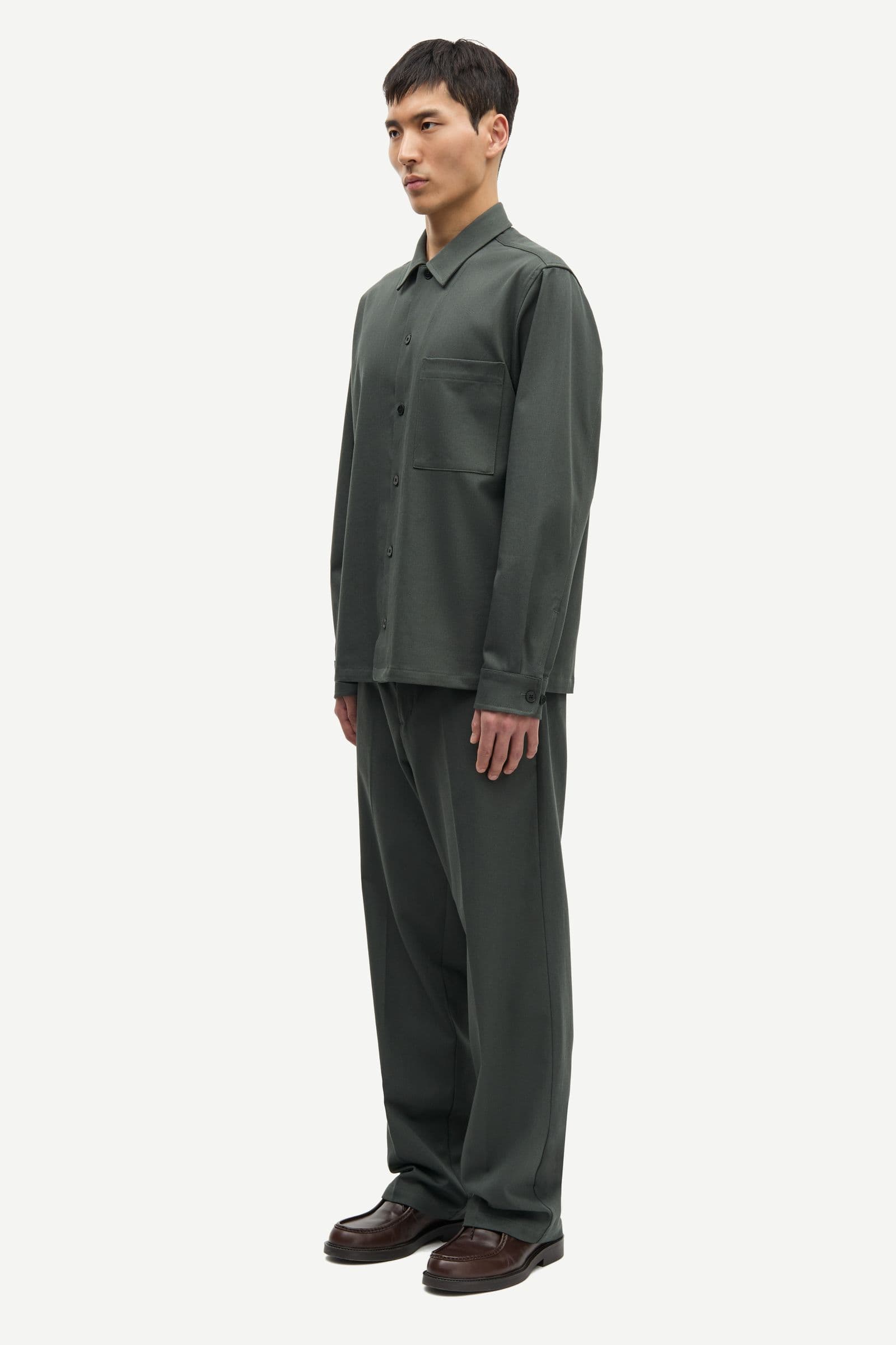 Sadamon GO overshirt 15845 Dark Evergreen
