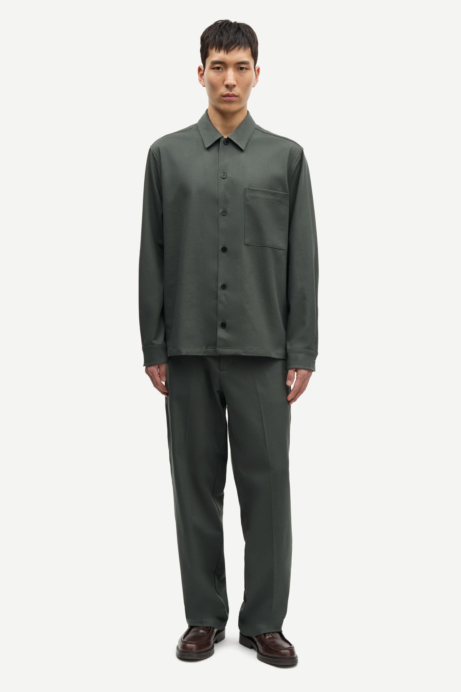 Sadamon GO overshirt 15845 Dark Evergreen