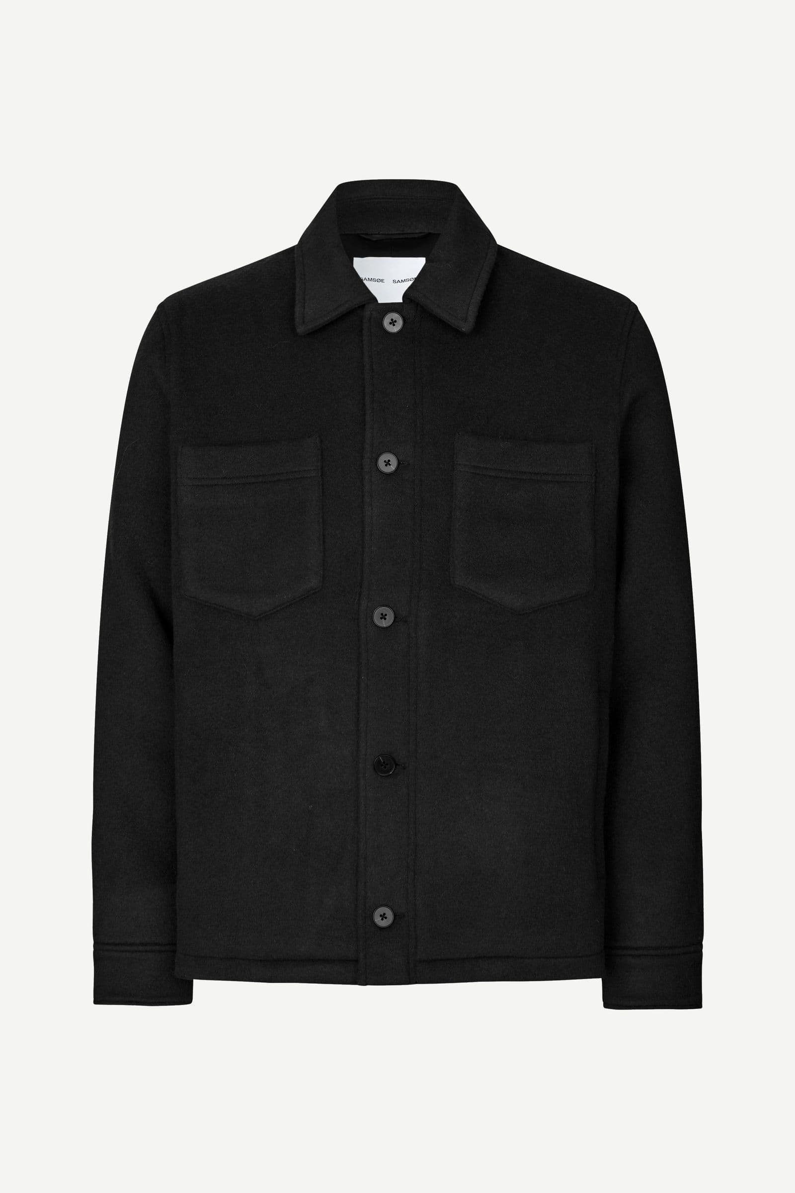 Sapally z shirt jacket 14883 Black