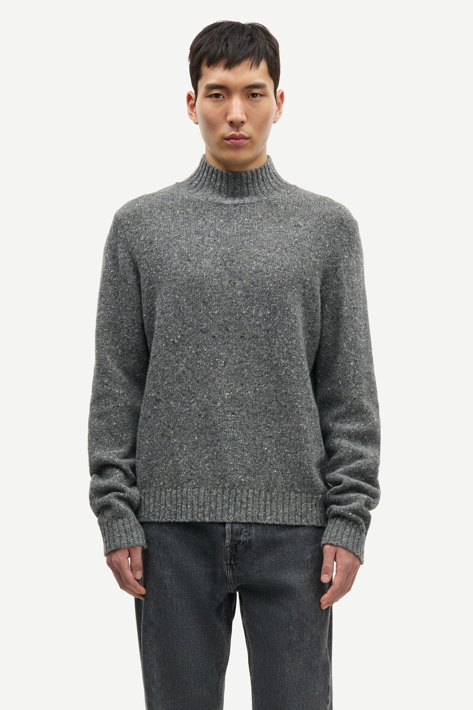 Sanataniel turtleneck 15724 Dark Grey Mel.