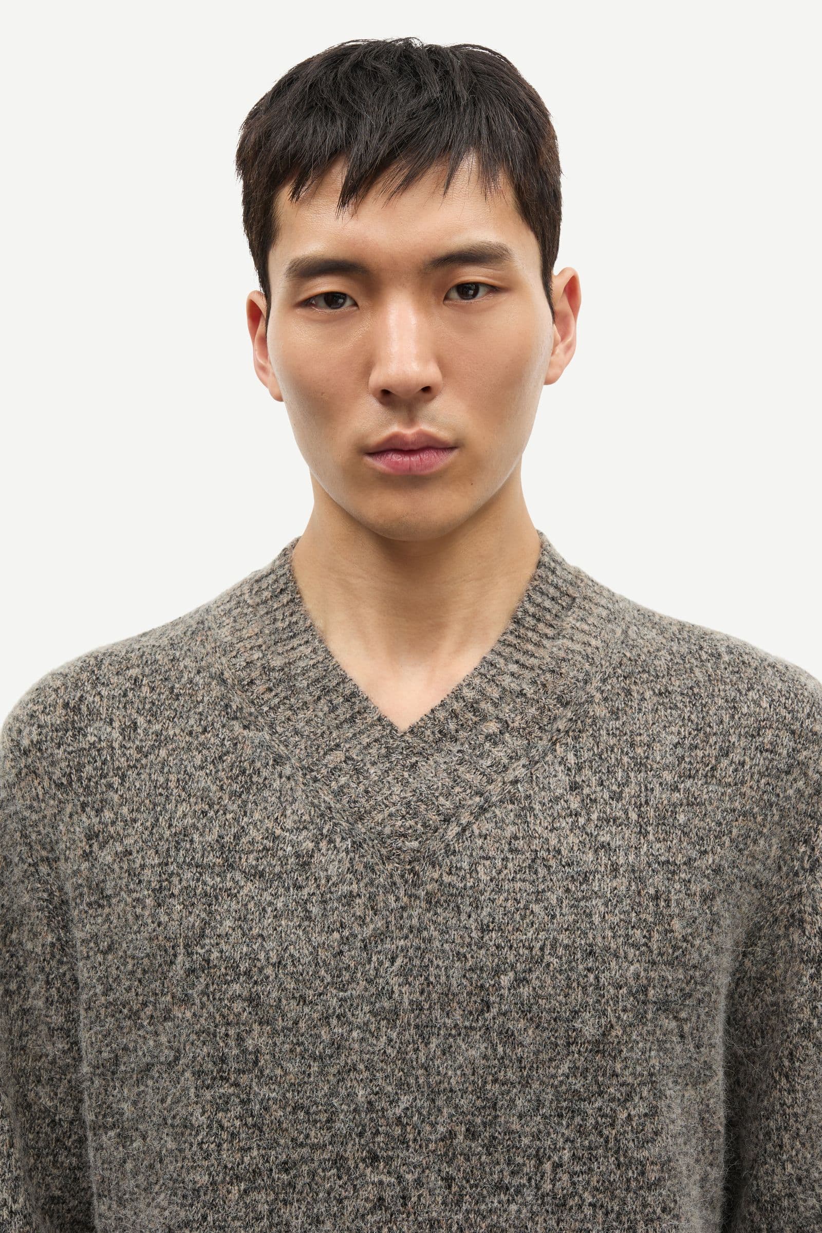 Safloyd v-neck 15827 Fossil Mel.