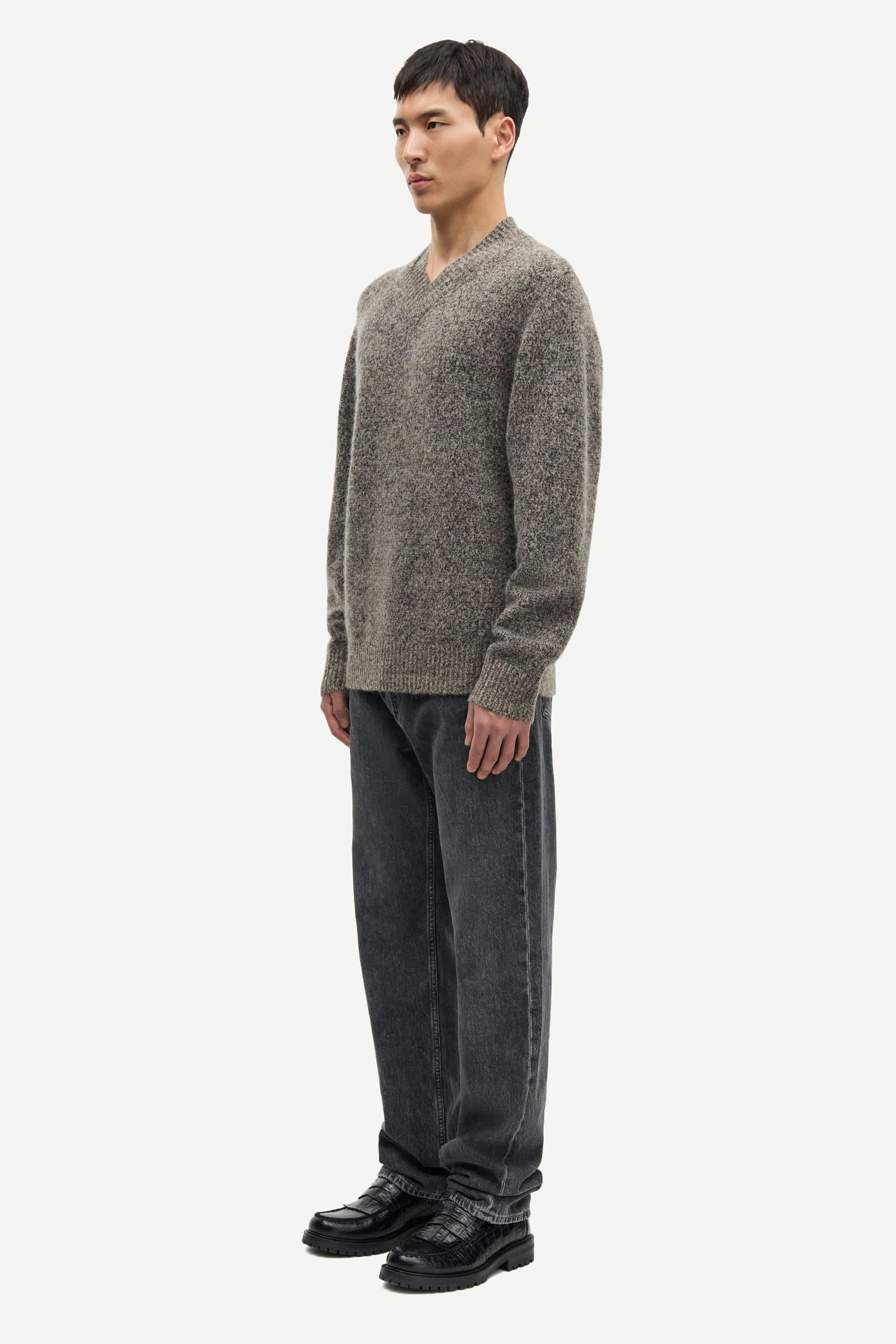 Safloyd v-neck 15827 Fossil Mel.