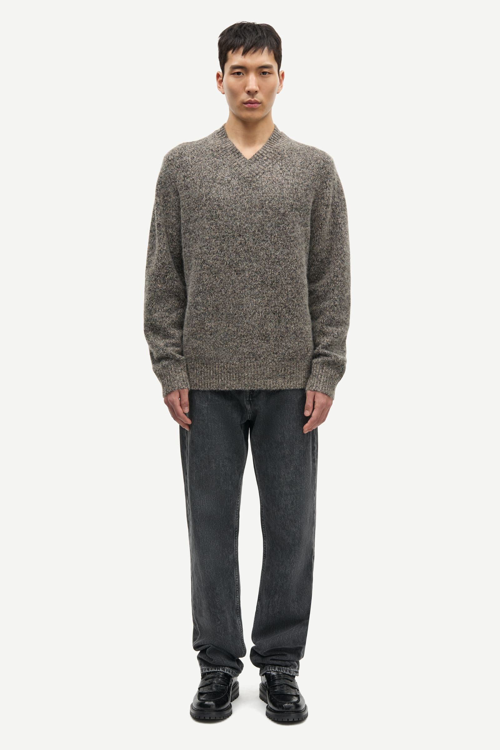 Safloyd v-neck 15827 Fossil Mel.