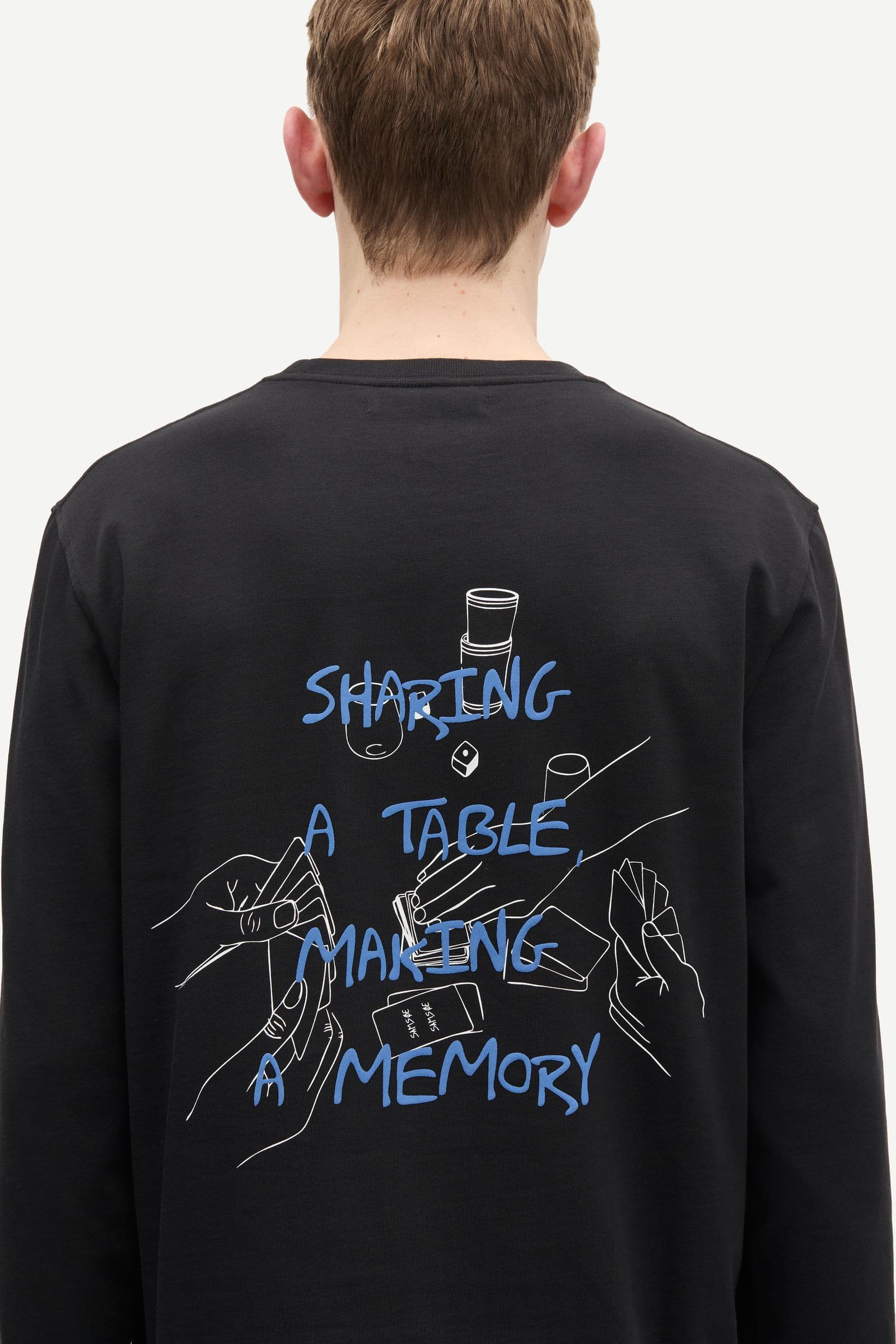 Sacards t-shirt ls 11725 Black cards