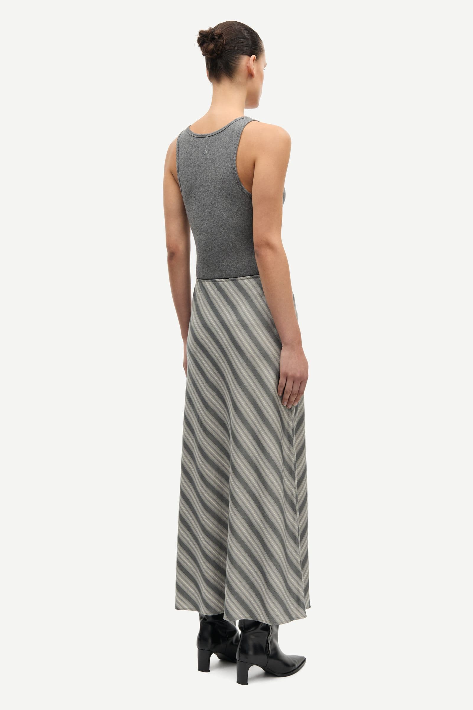 Saagathes long skirt 15707 Ombre gray St.