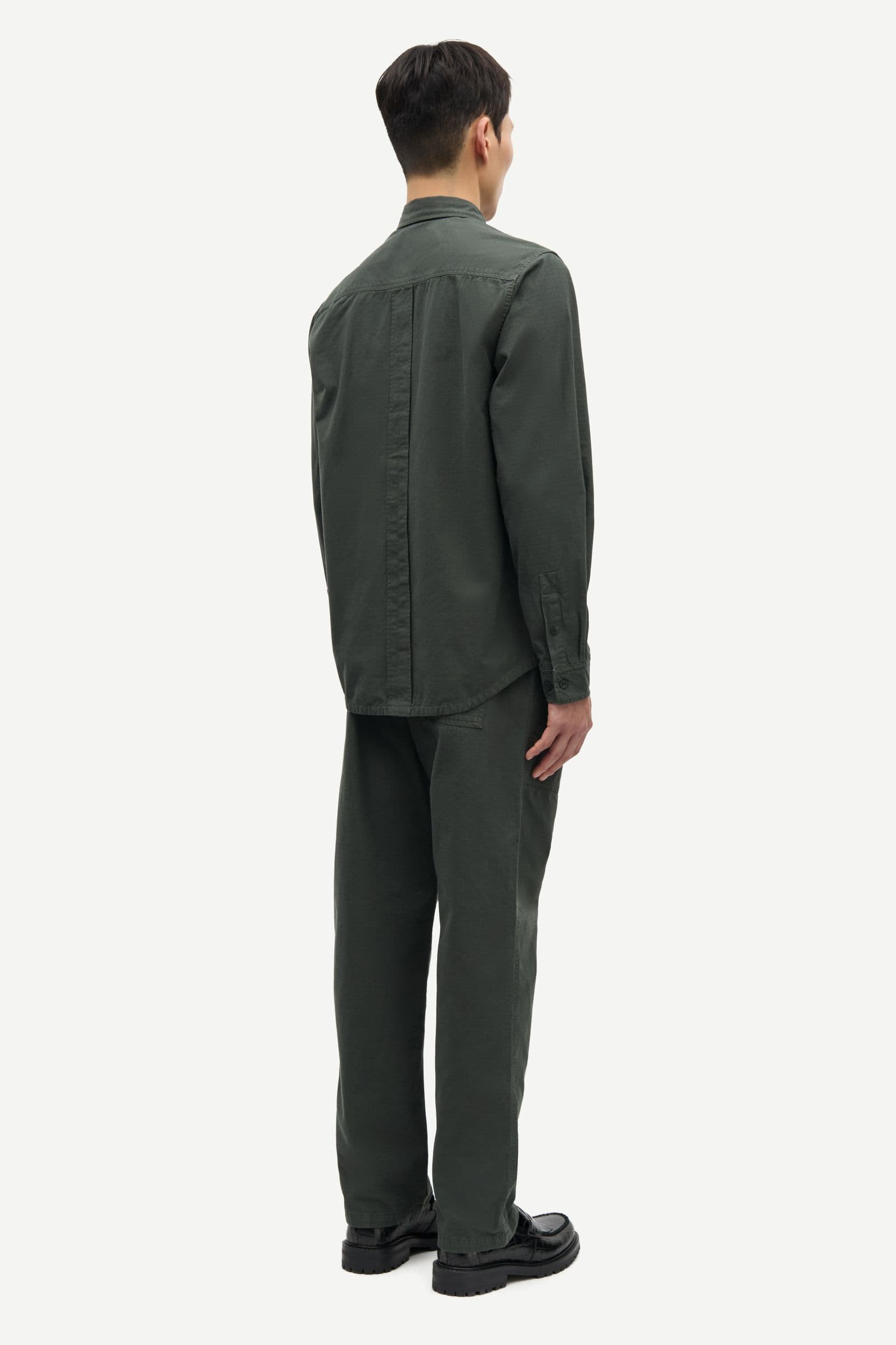 Sajabari fly trousers 15840 Dark Evergreen