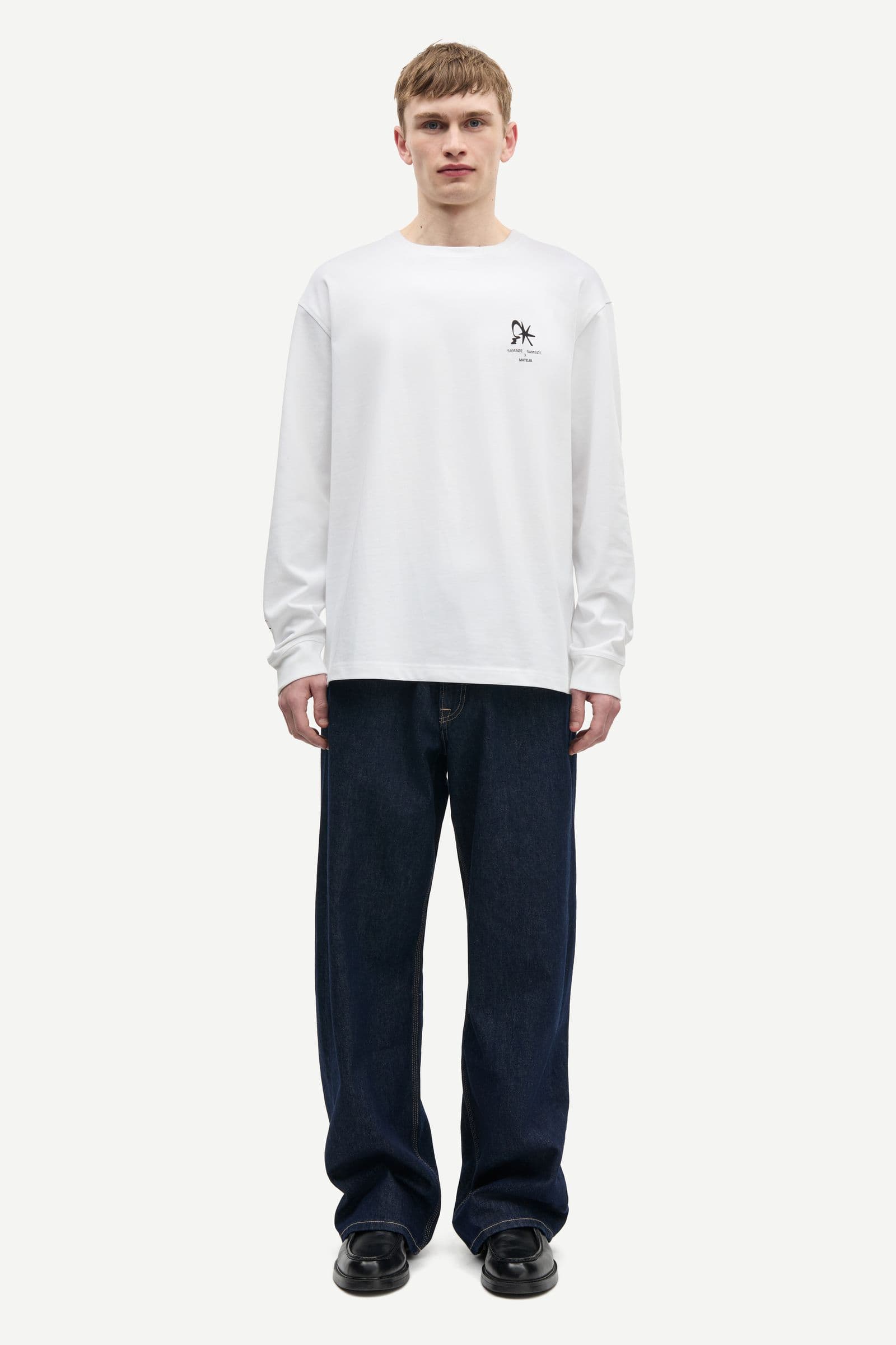 Saragnar t-shirt LS 11725 White sunset