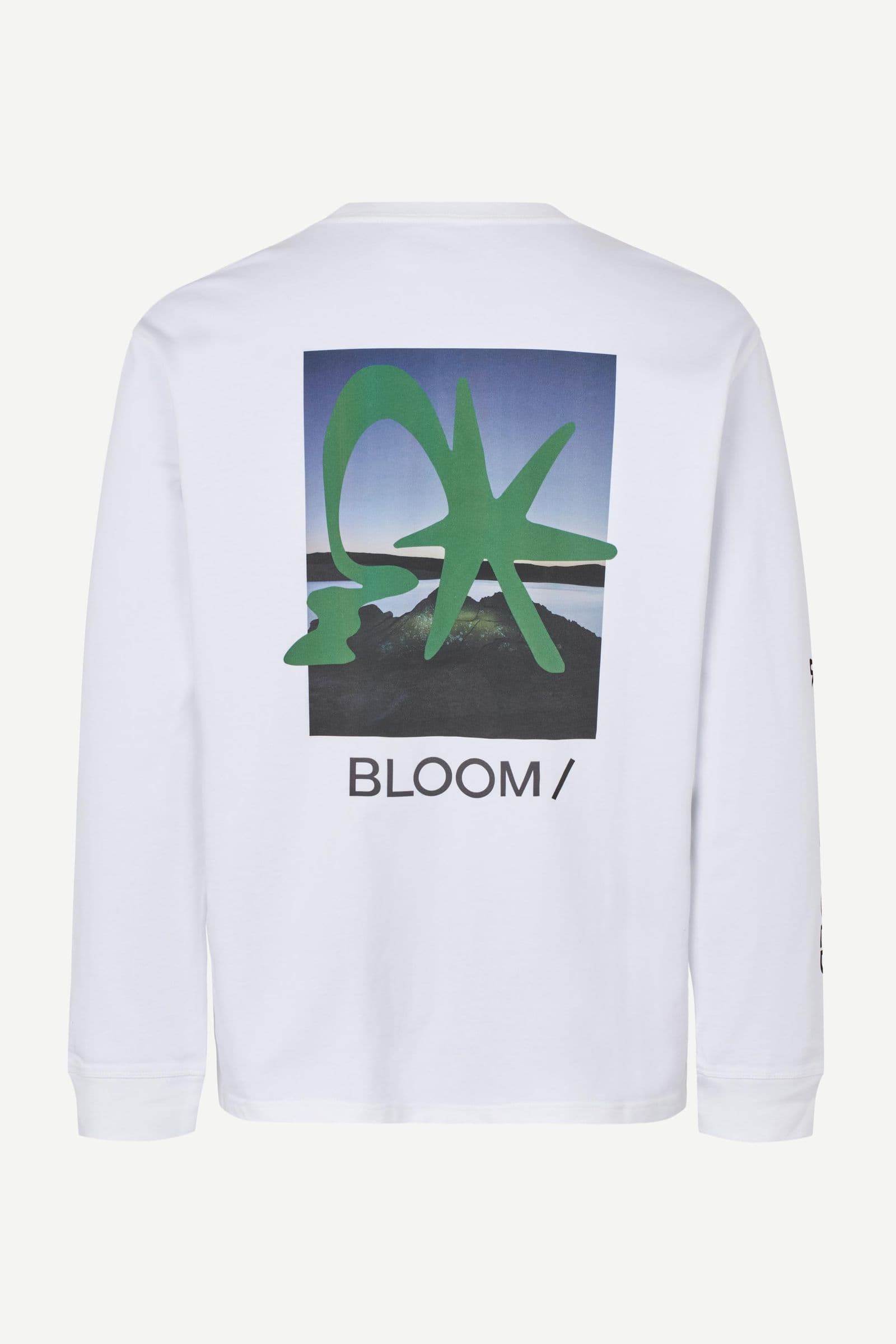 Saragnar t-shirt LS 11725 White sunset