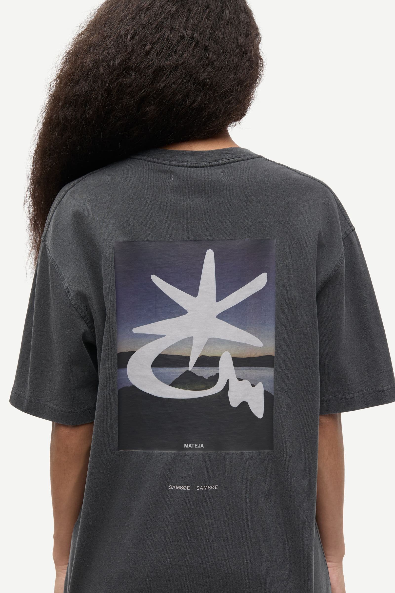 Saragnar t-shirt 15489 Black sunset