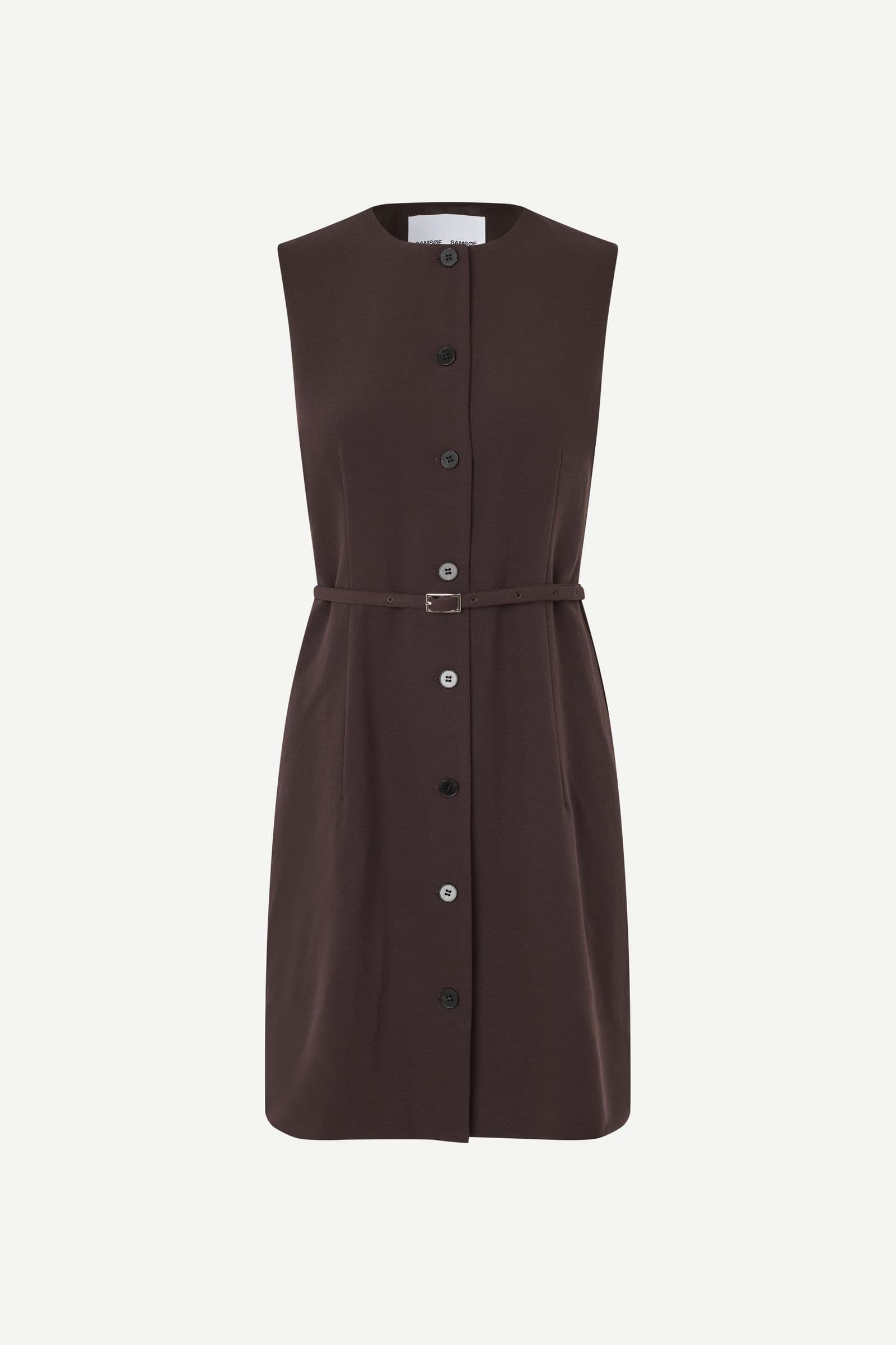 Saruma short dress 15790 Black Coffee