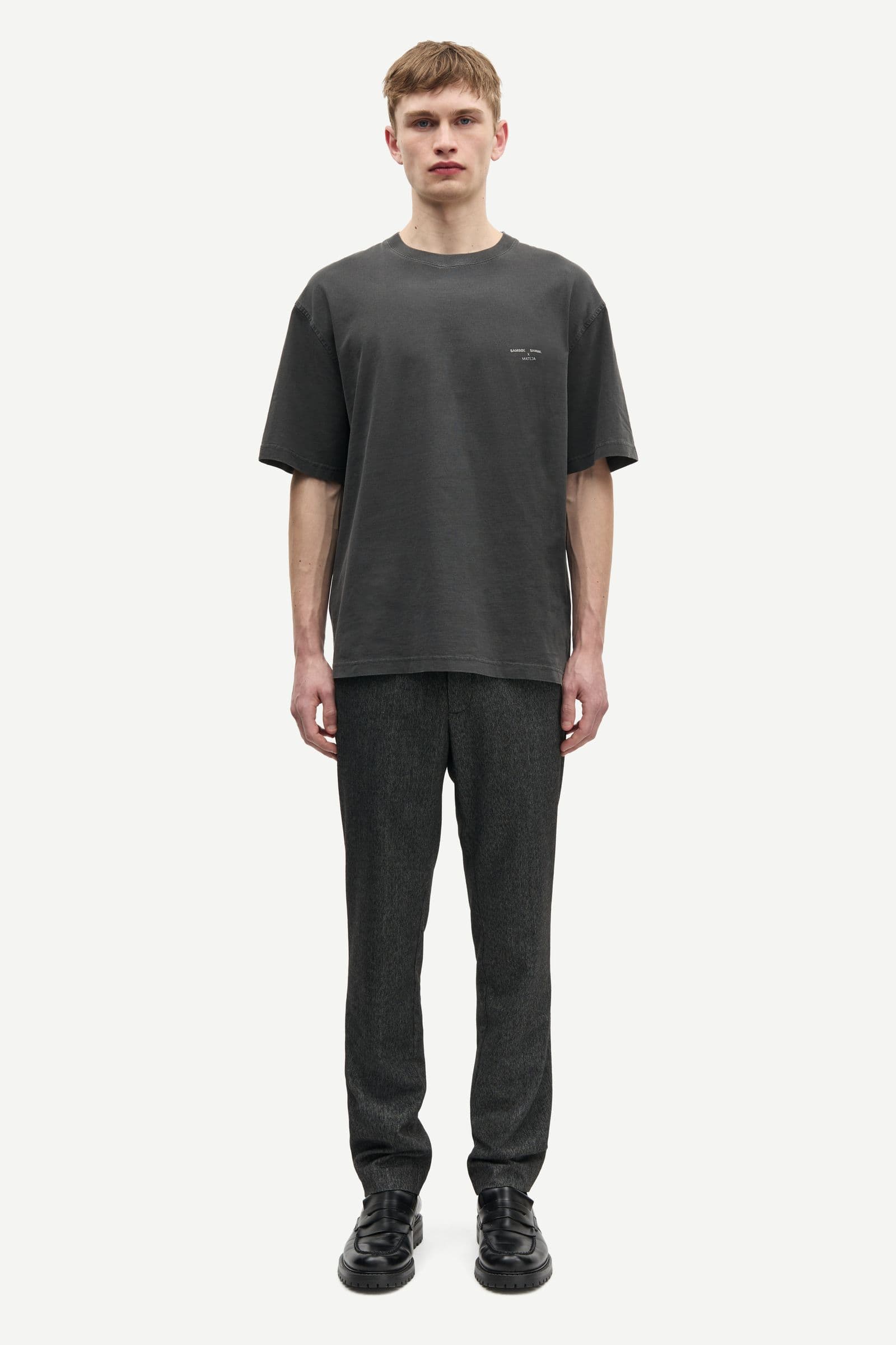 Satobias trousers 15887 Black Mel.