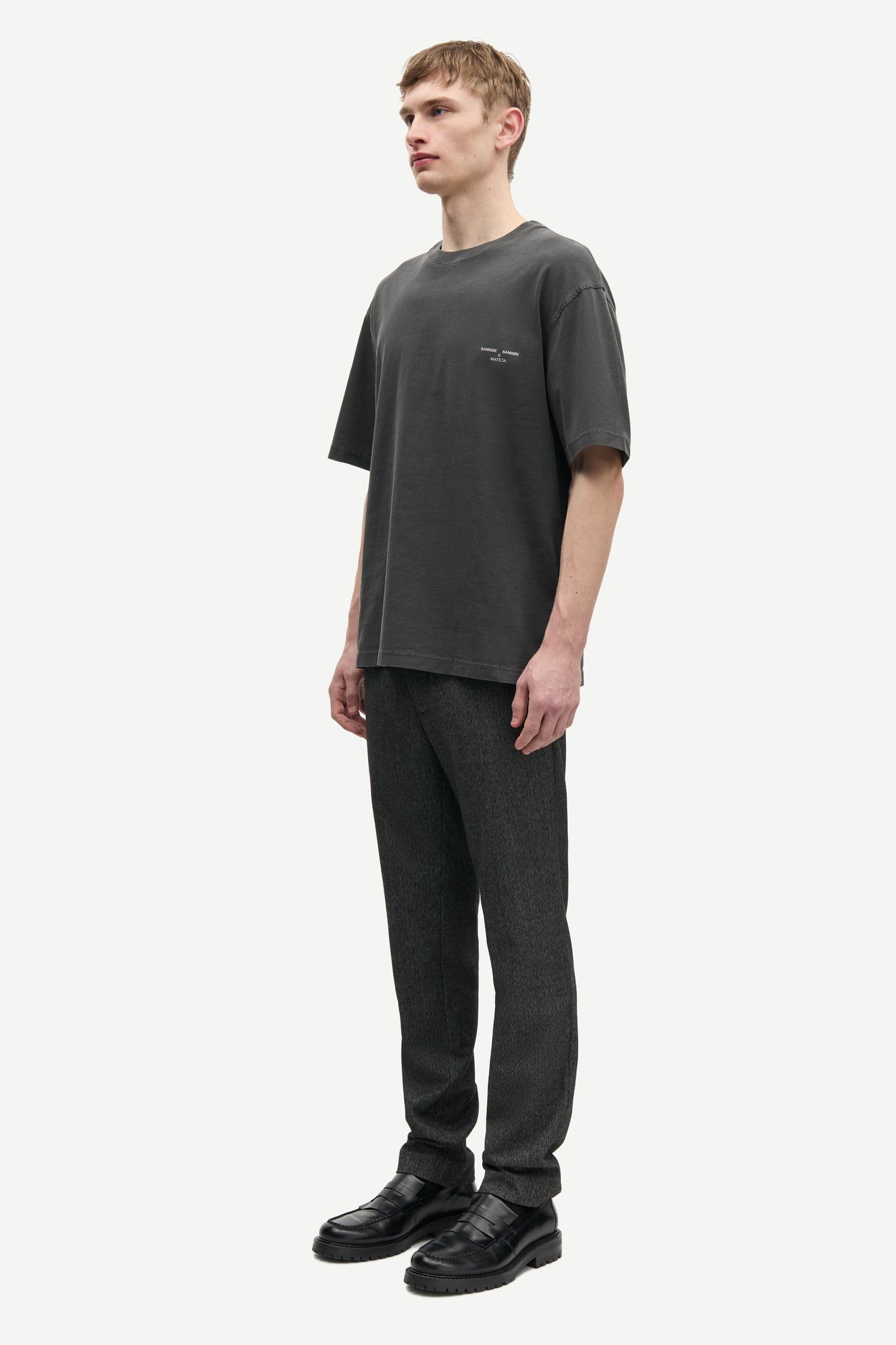 Satobias trousers 15887 Black Mel.