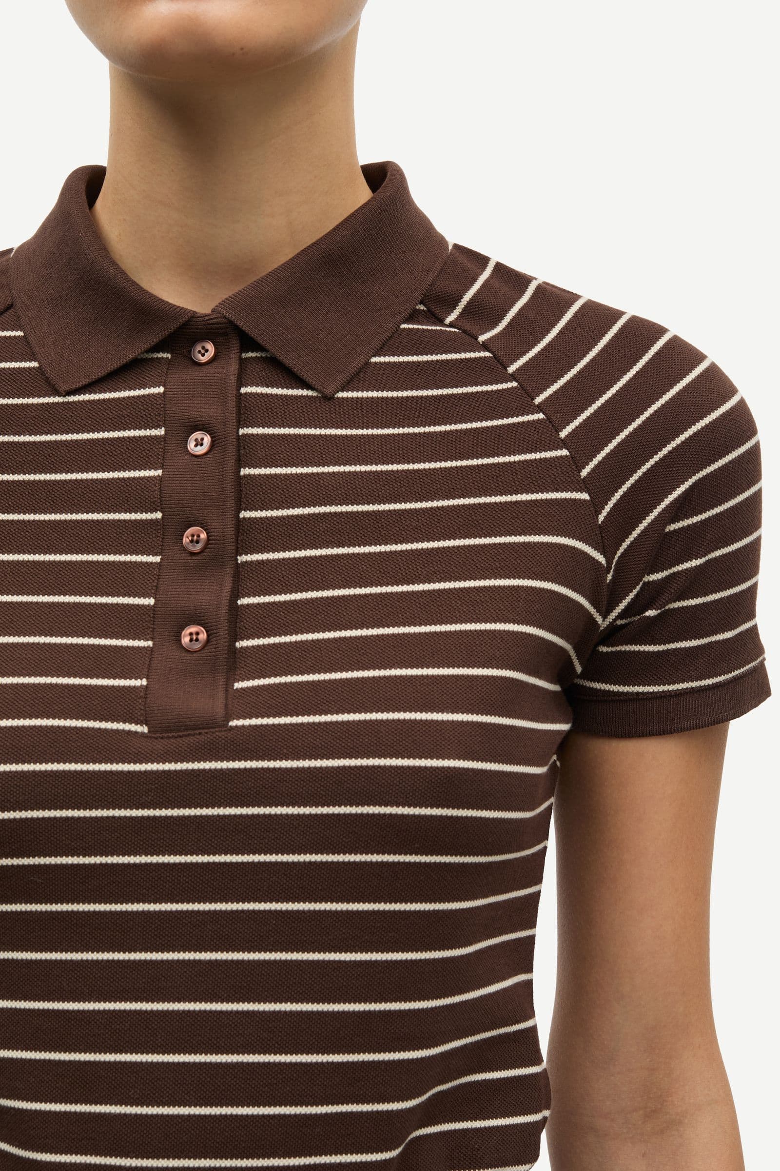 Samia ss polo 15888 Brun café St.