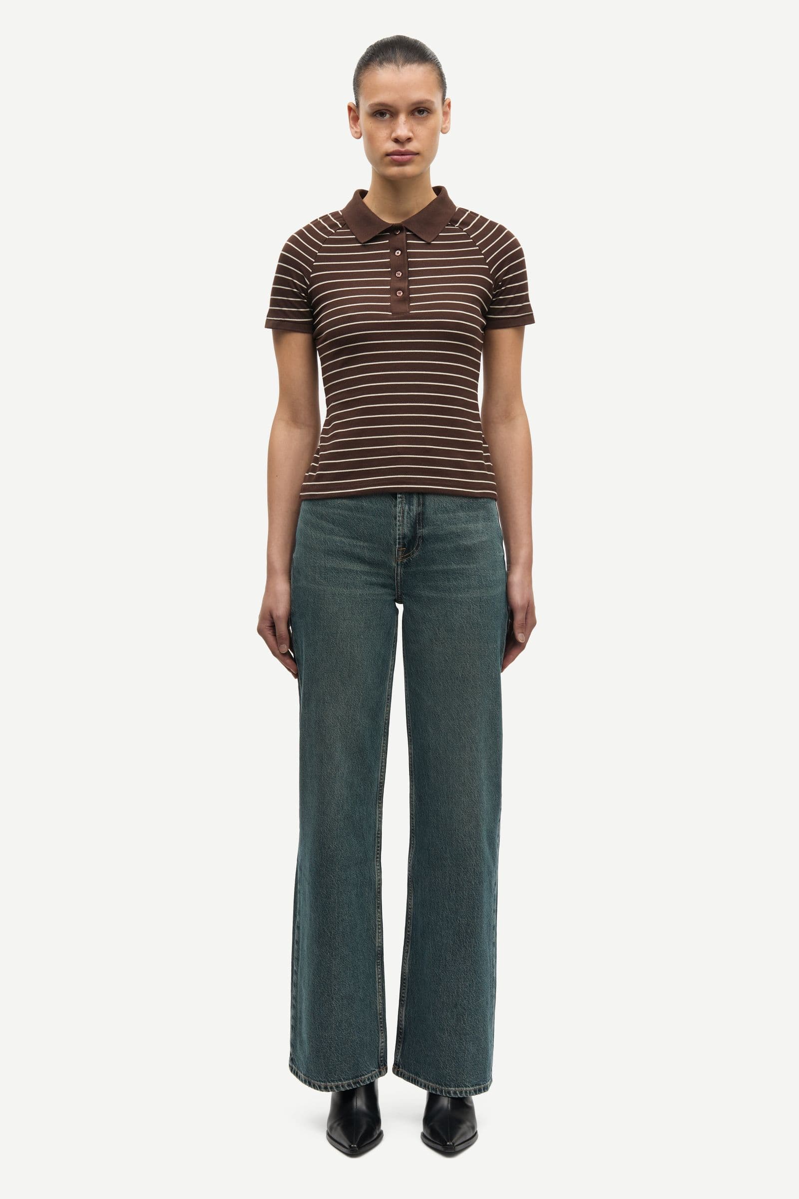 Samia ss polo 15888 Brun café St.