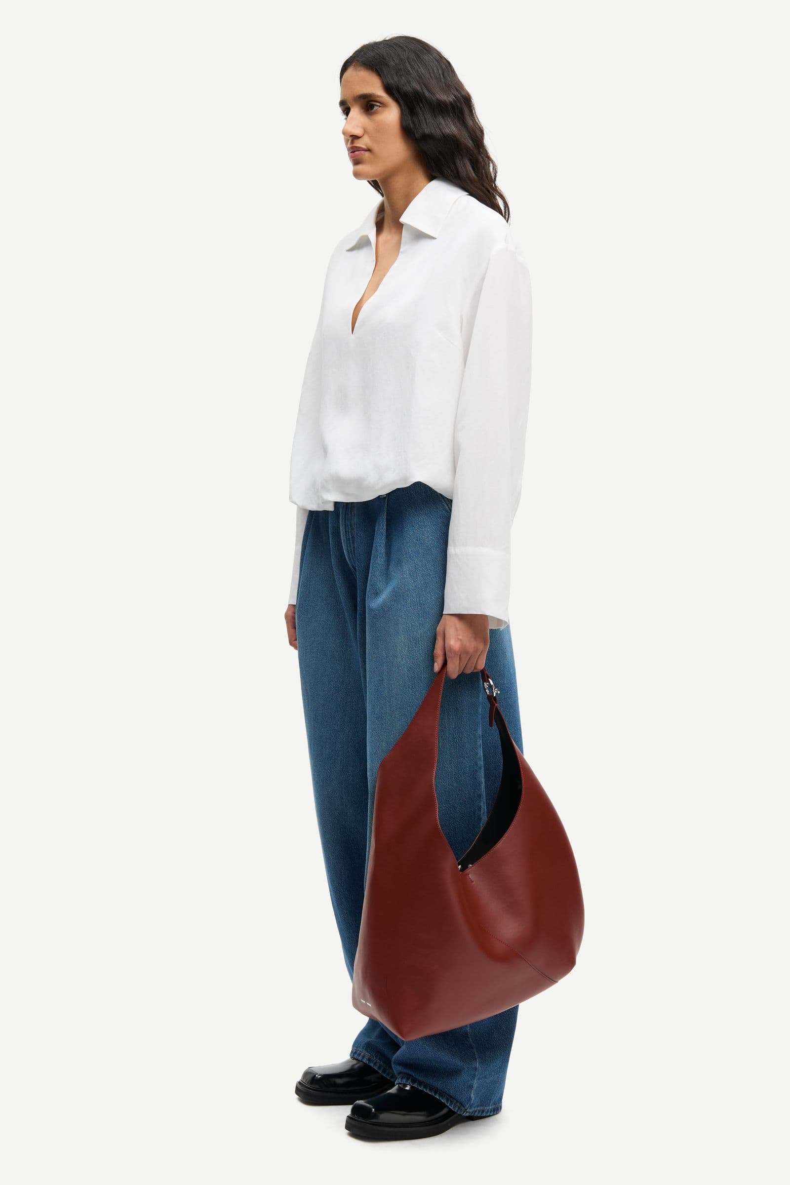 Saharper pleat jeans 15893 Fluid denim