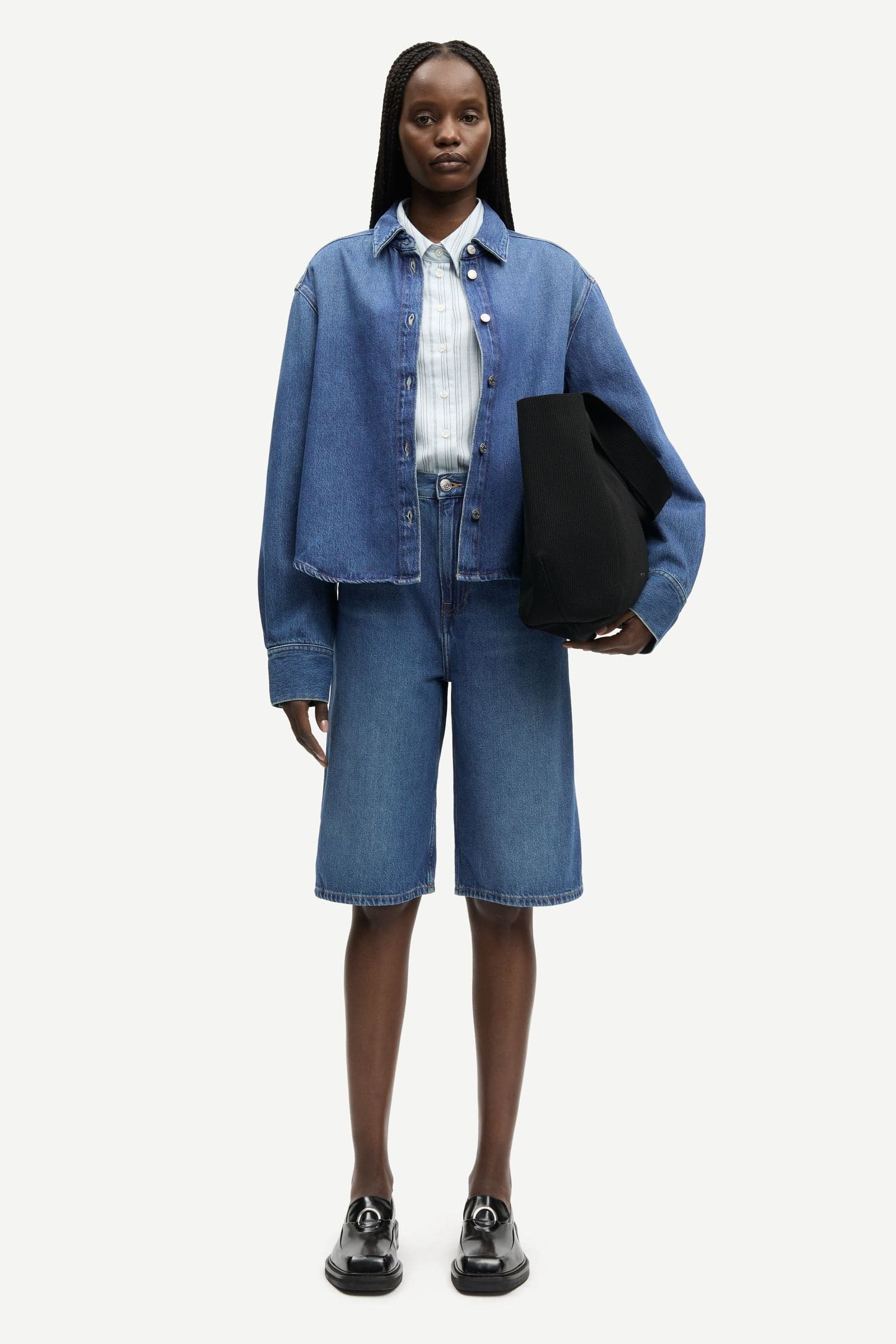 Sacelia shirt 15893 Fluid denim