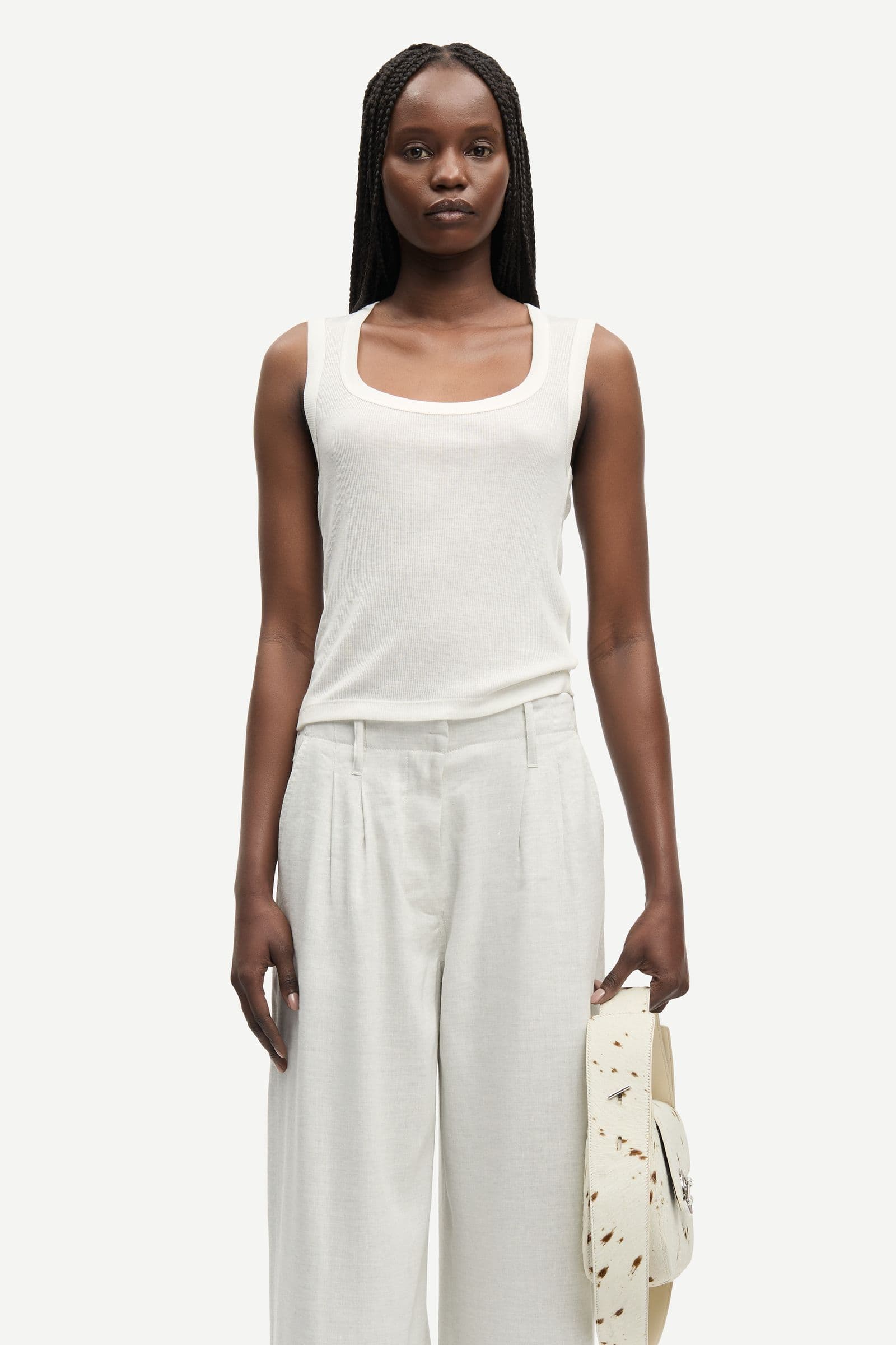 Sadou tank top 15886 Egret