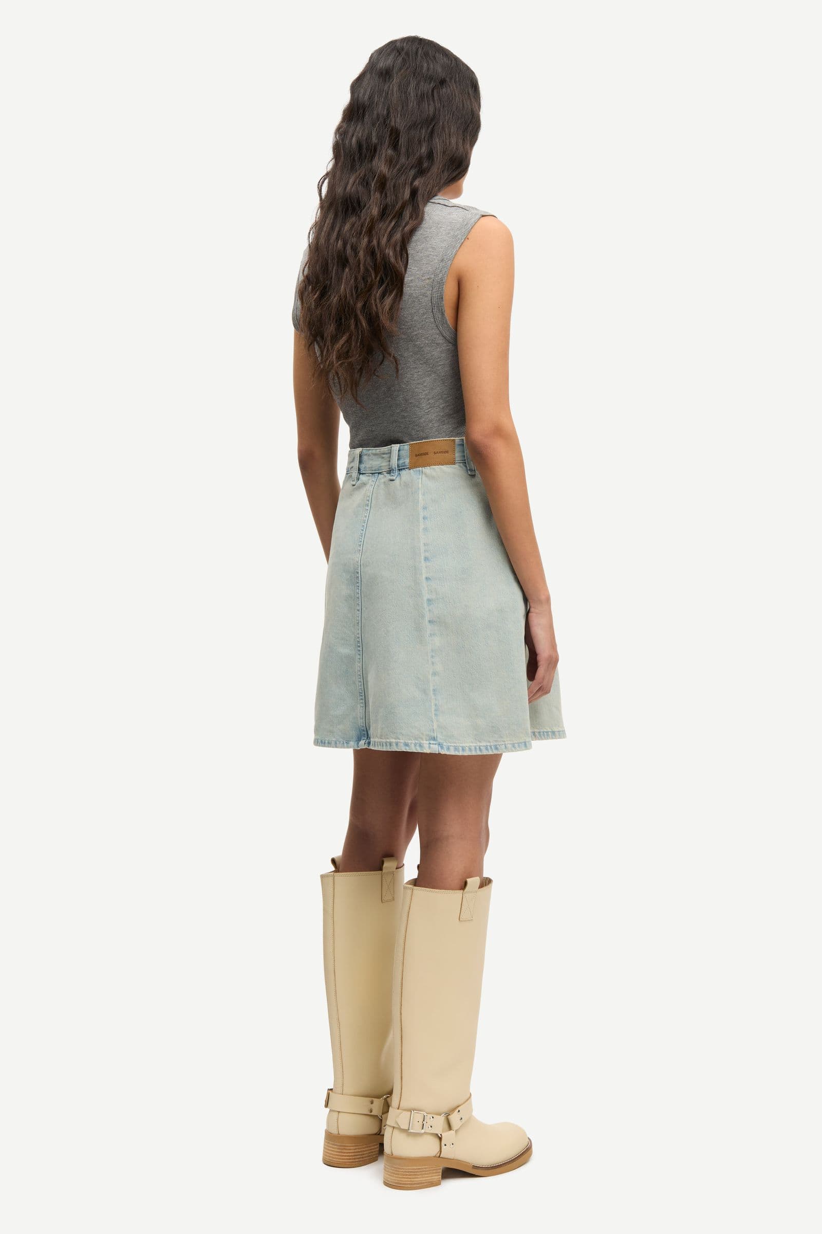 Sadou tank top 15886 Mid Grey Mel.