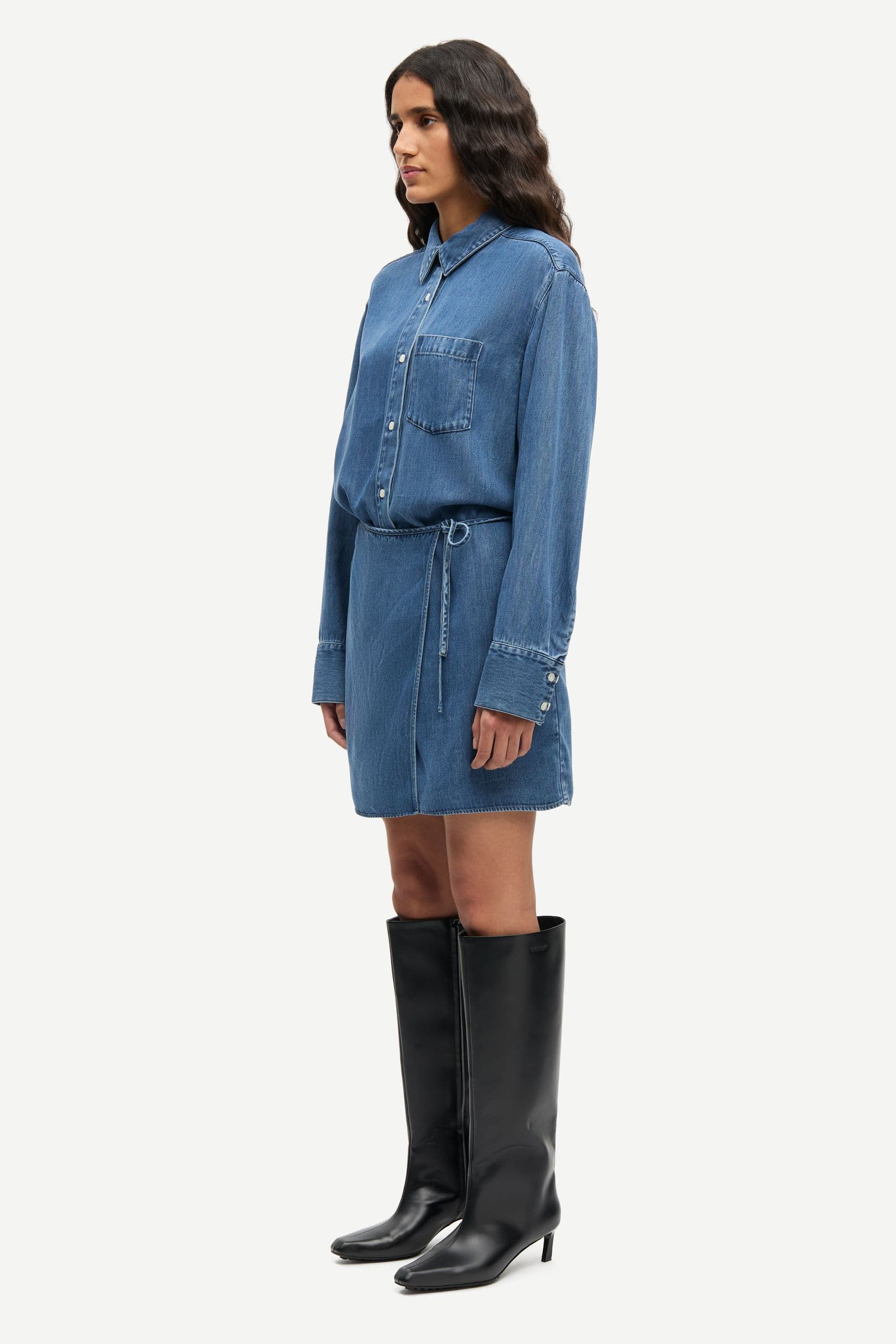 Sasky dress 15645 Medium denim blue