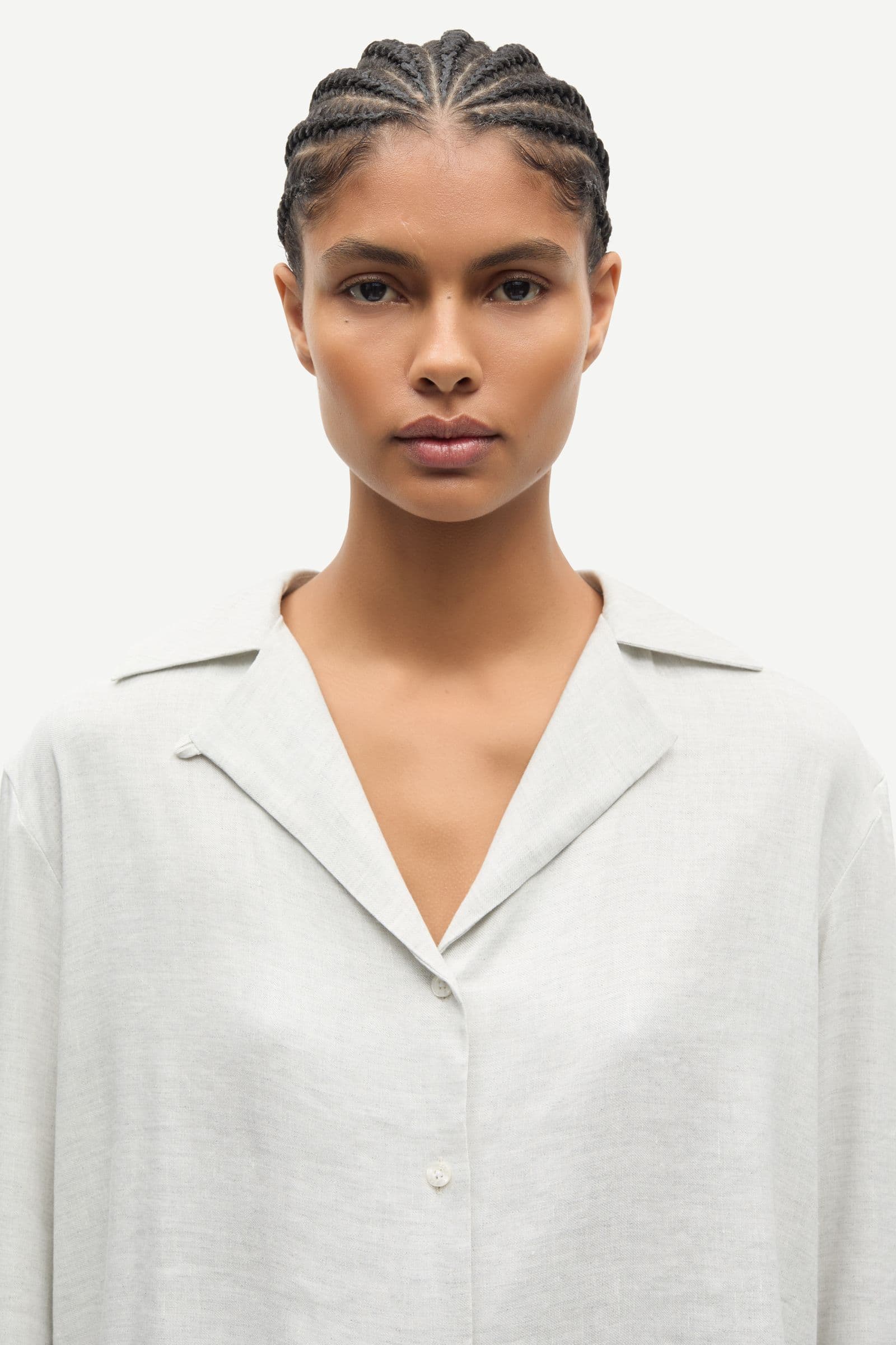 Saiben shirt 15931 Light Grey Mel.