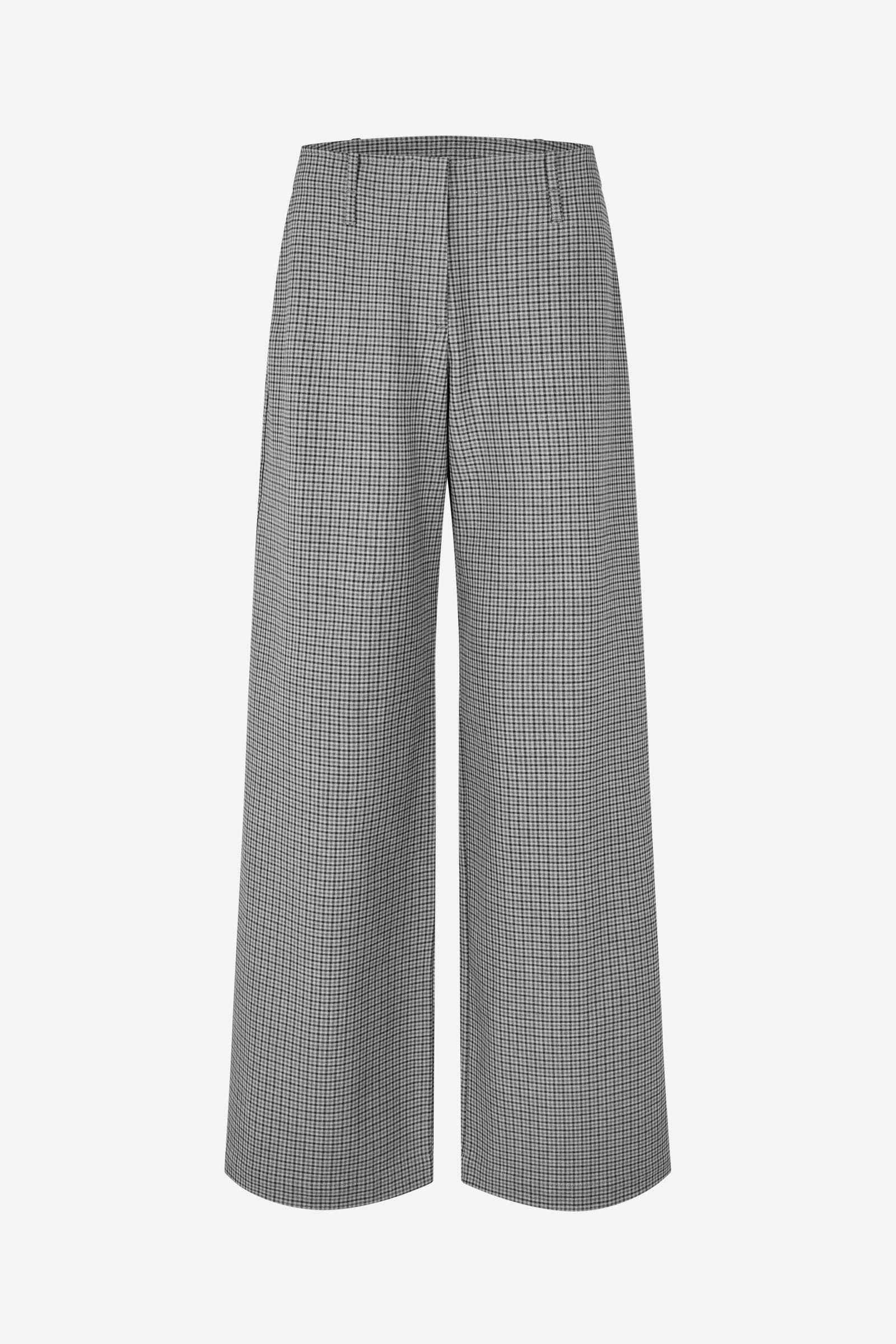 Saheaven trousers 15496 Gray Mel. Ch.