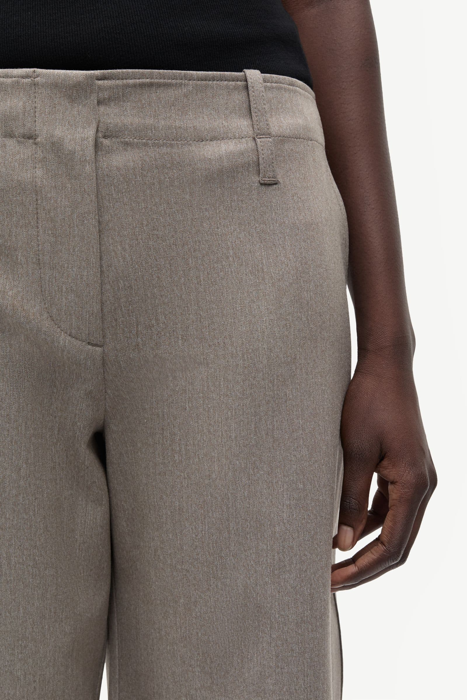 Saheaven trousers 15496 Lead Gray Mel.