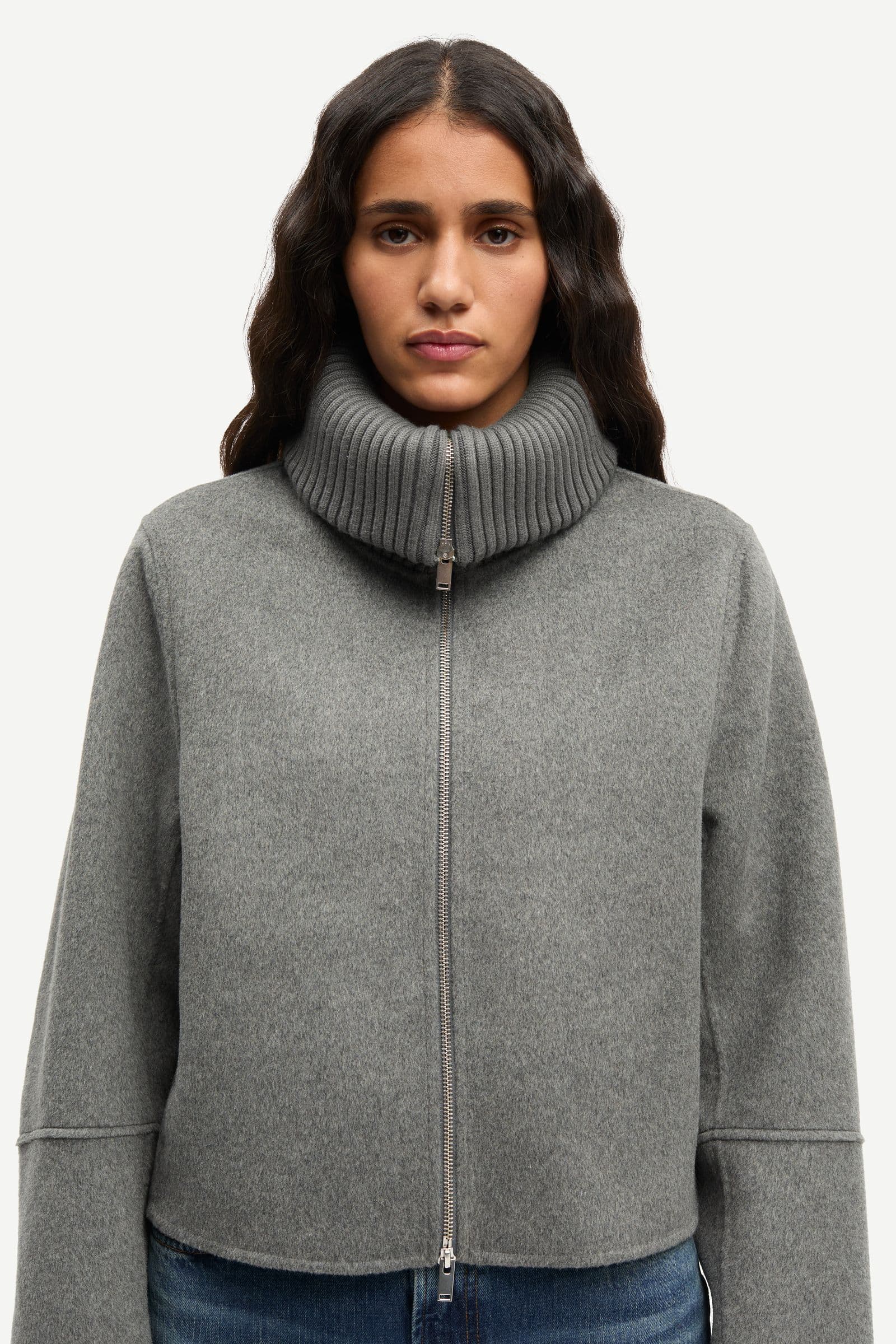 Sacleo jacket 15772 Gun Metal Mel.