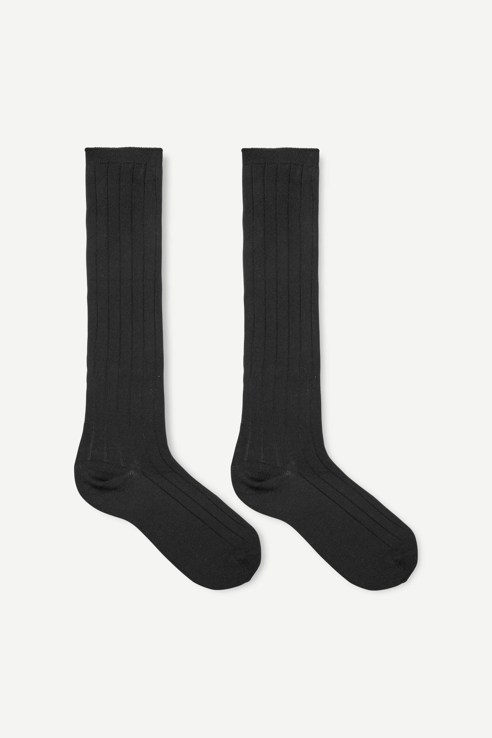 Saboba knee socks 15890 Black