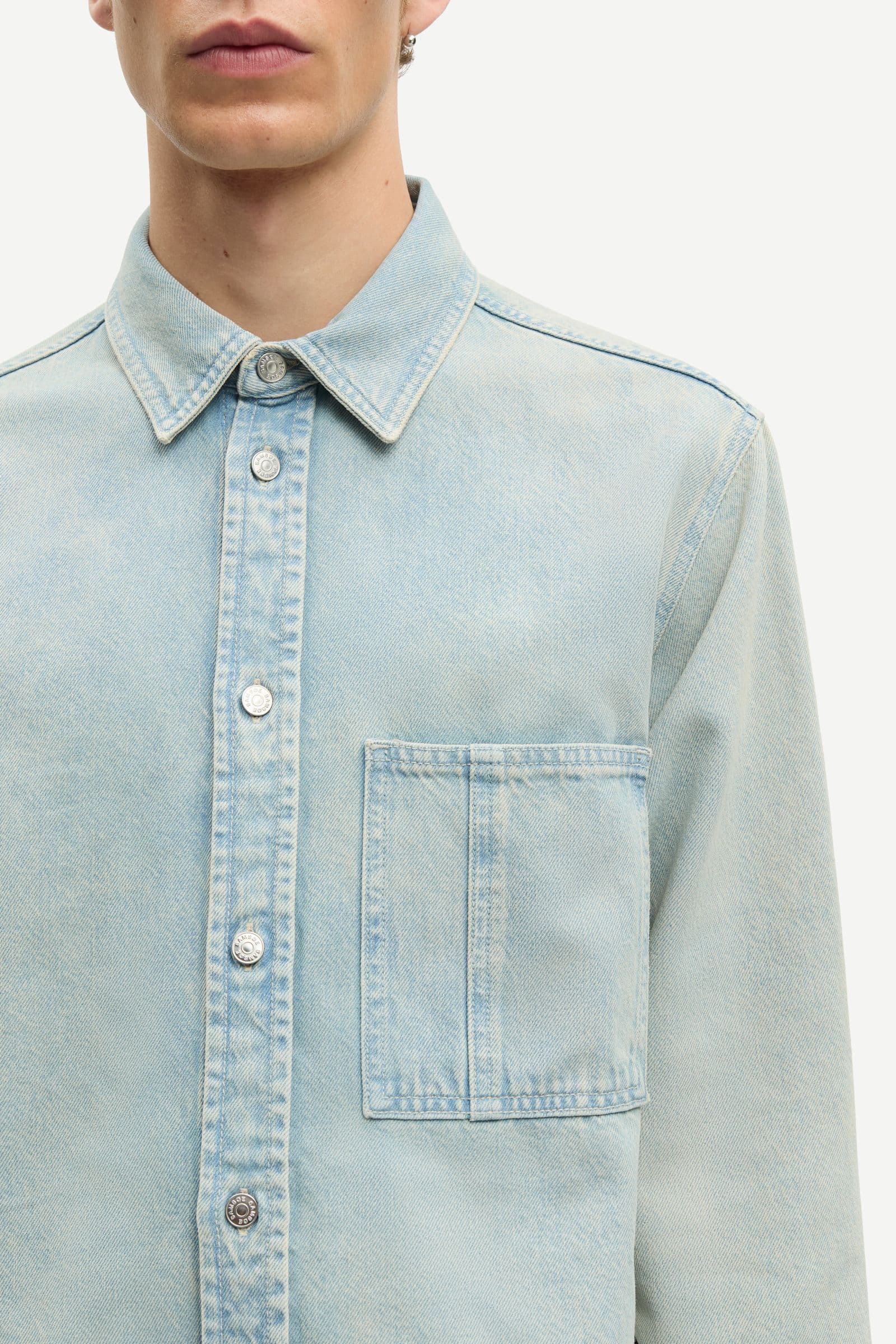 Sadamon work shirt 15990 Pale cloud