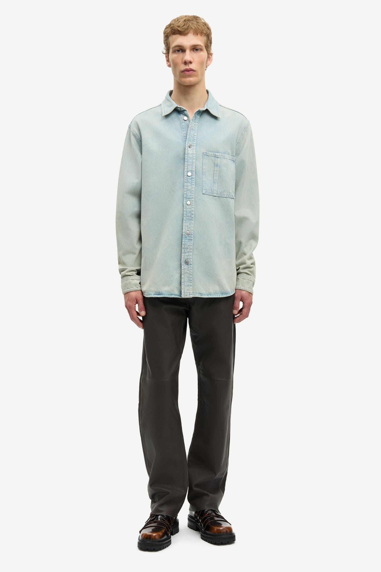 Sadamon work shirt 15990 Pale cloud