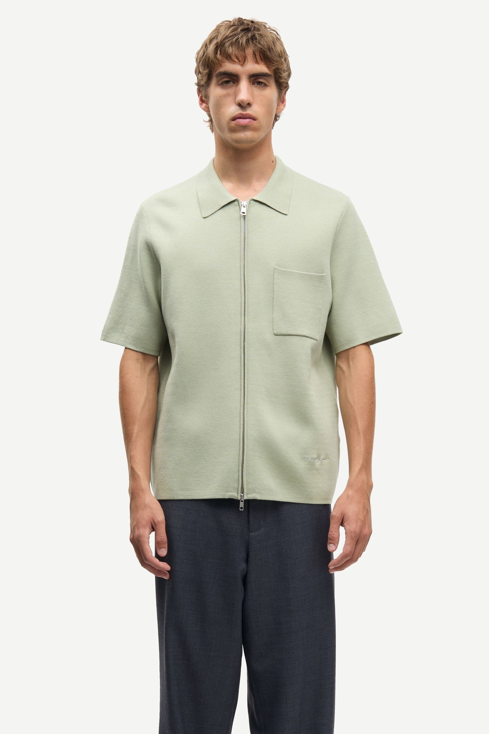 Sarico zip shirt ss 15825 Desert Sage