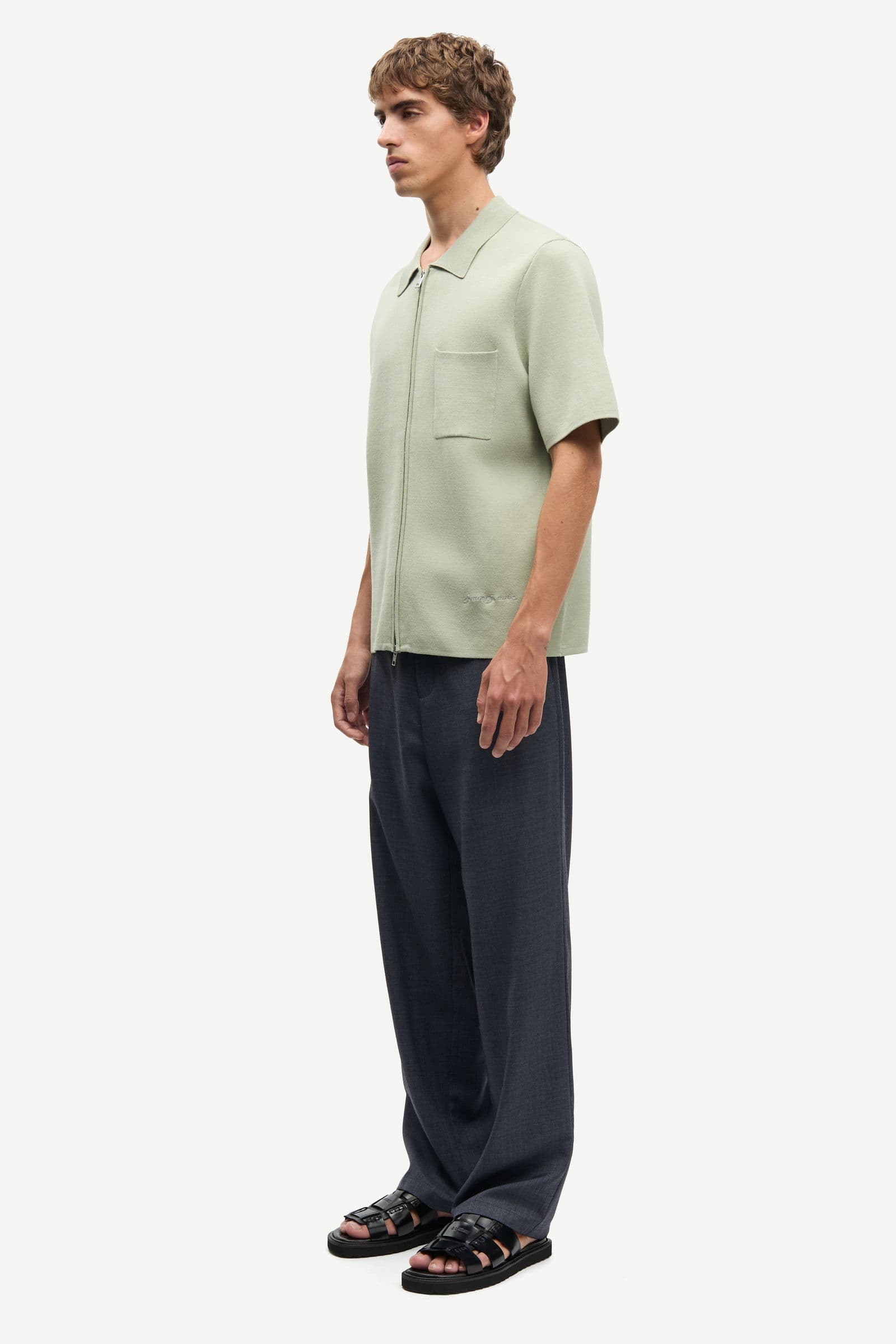 Sarico zip shirt ss 15825 Desert Sage