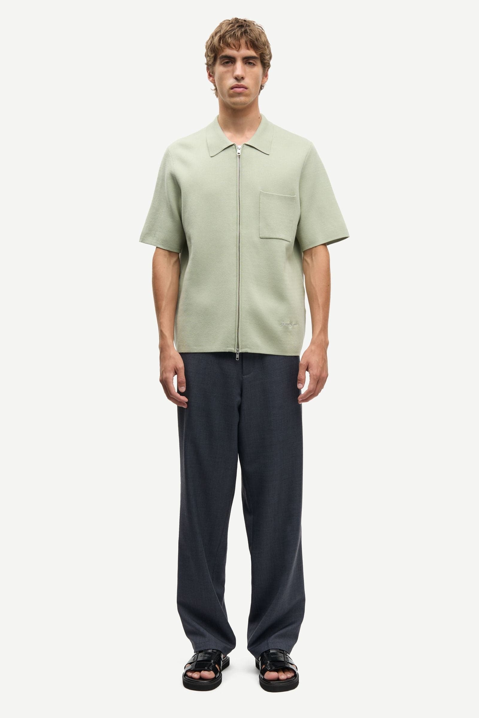 Sarico zip shirt ss 15825 Desert Sage