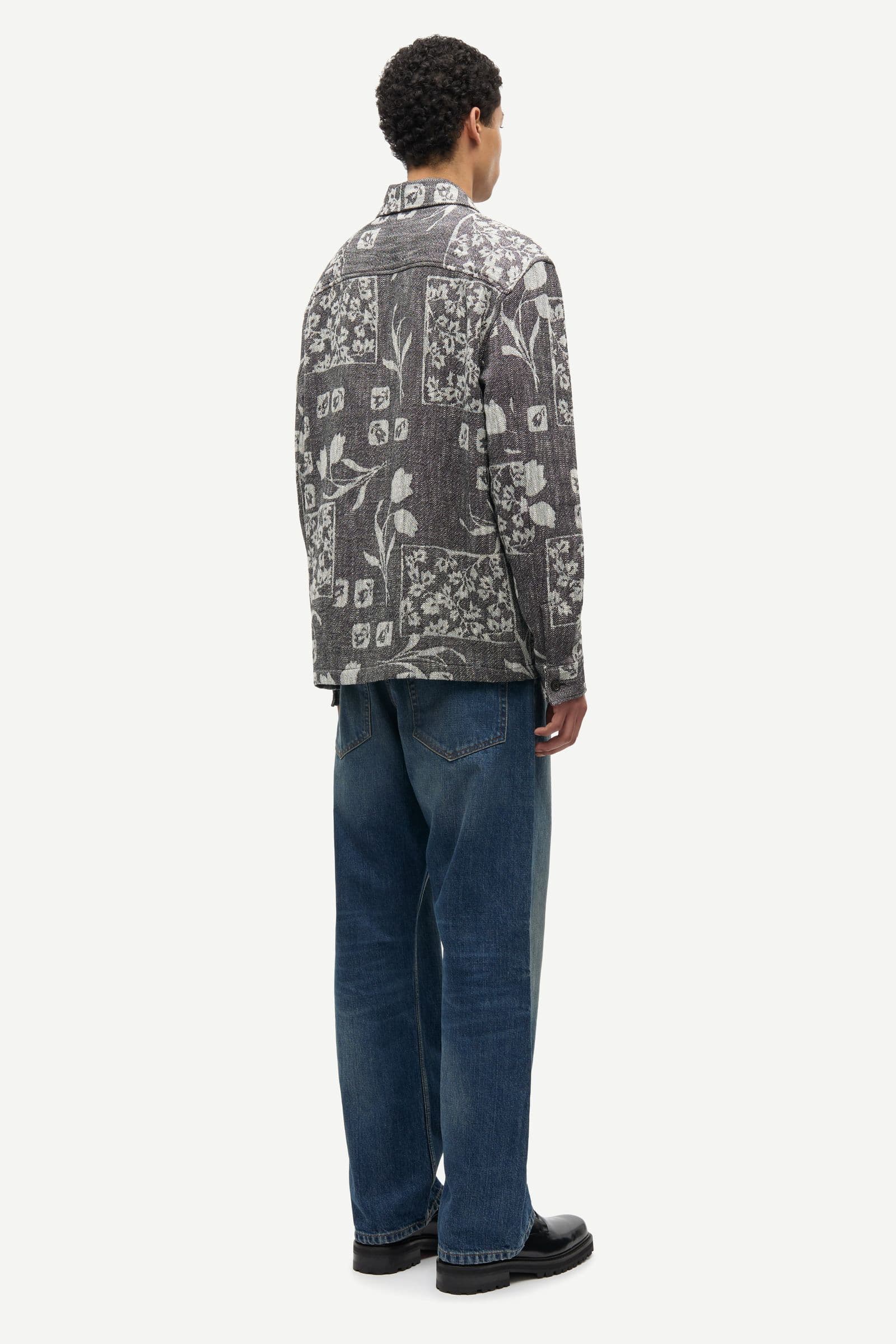 Sacastor X O overshirt 15995 Dark Ashbloom