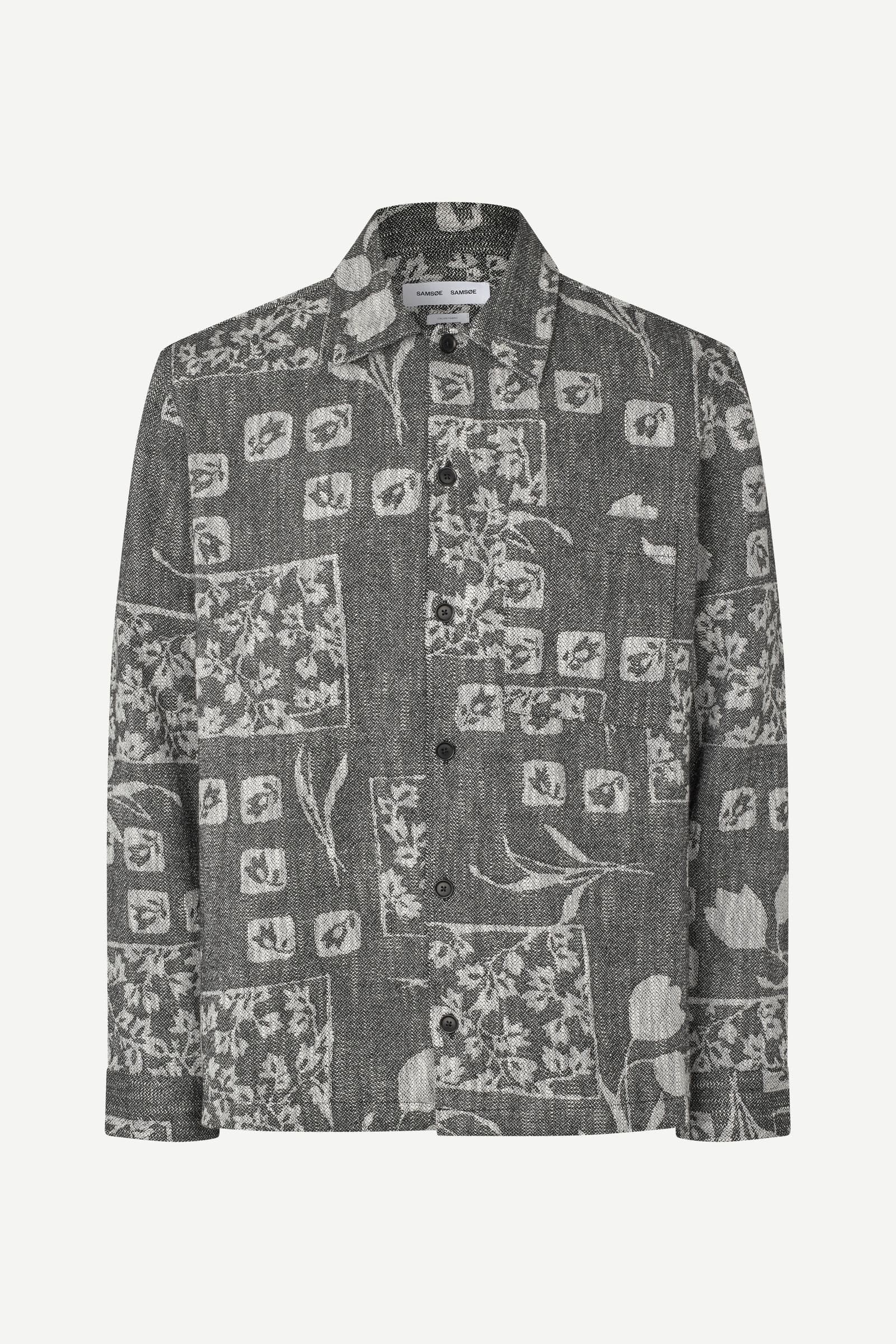 Sacastor X O overshirt 15995 Dark Ashbloom