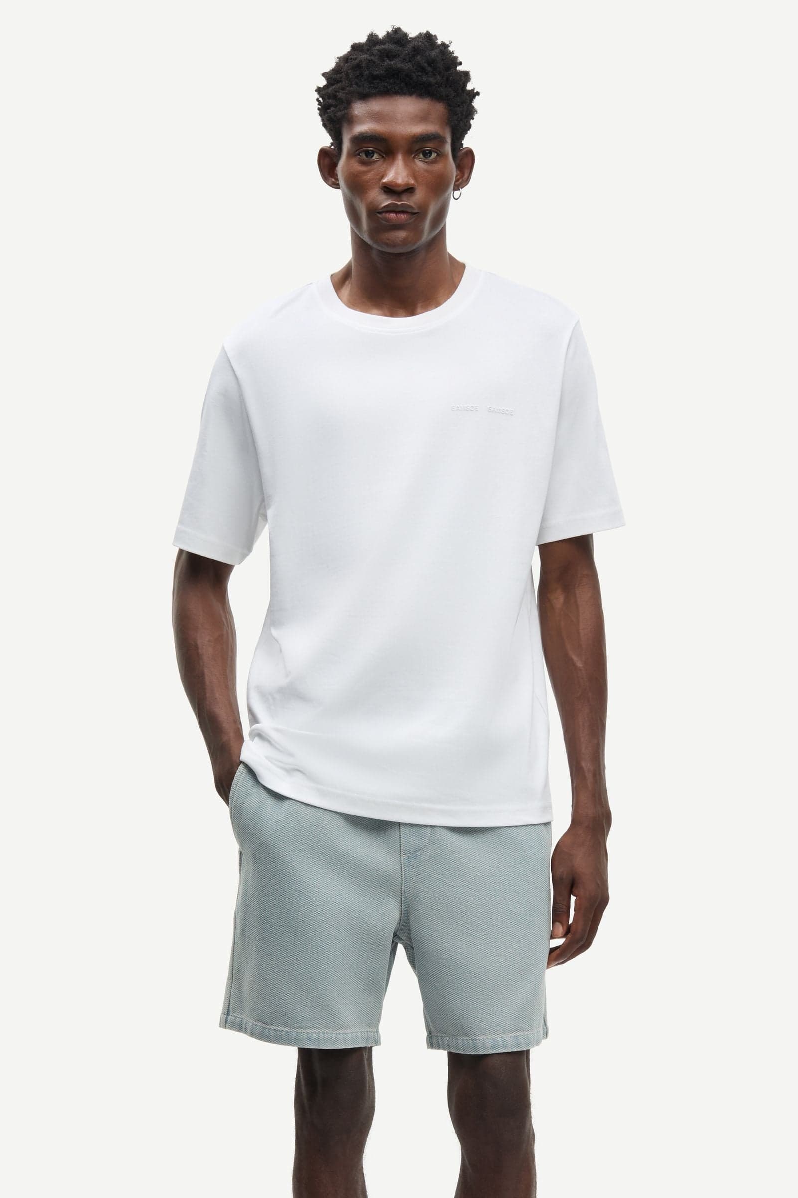 Sajesper t-shirt 15318 White