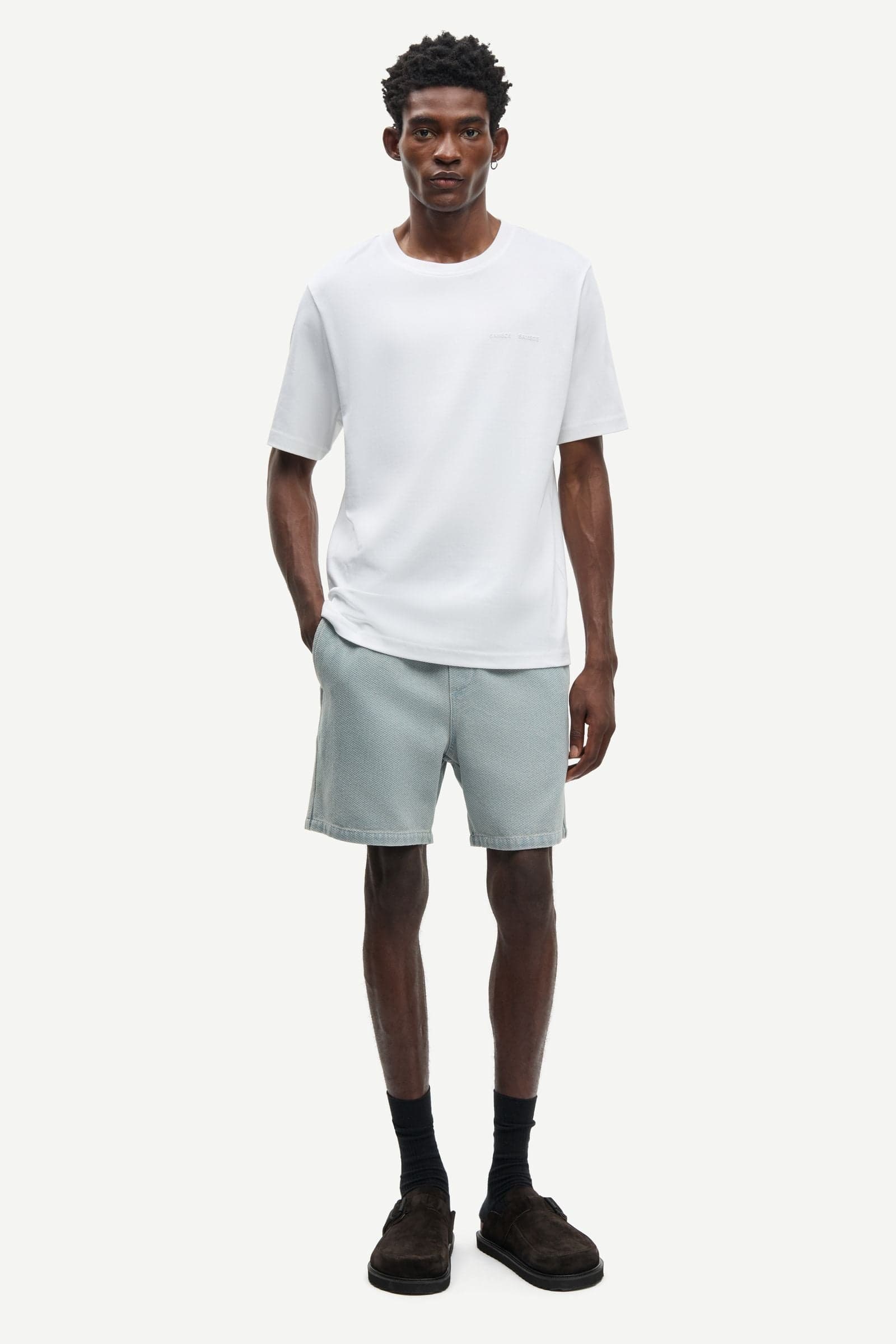 Sajesper t-shirt 15318 White