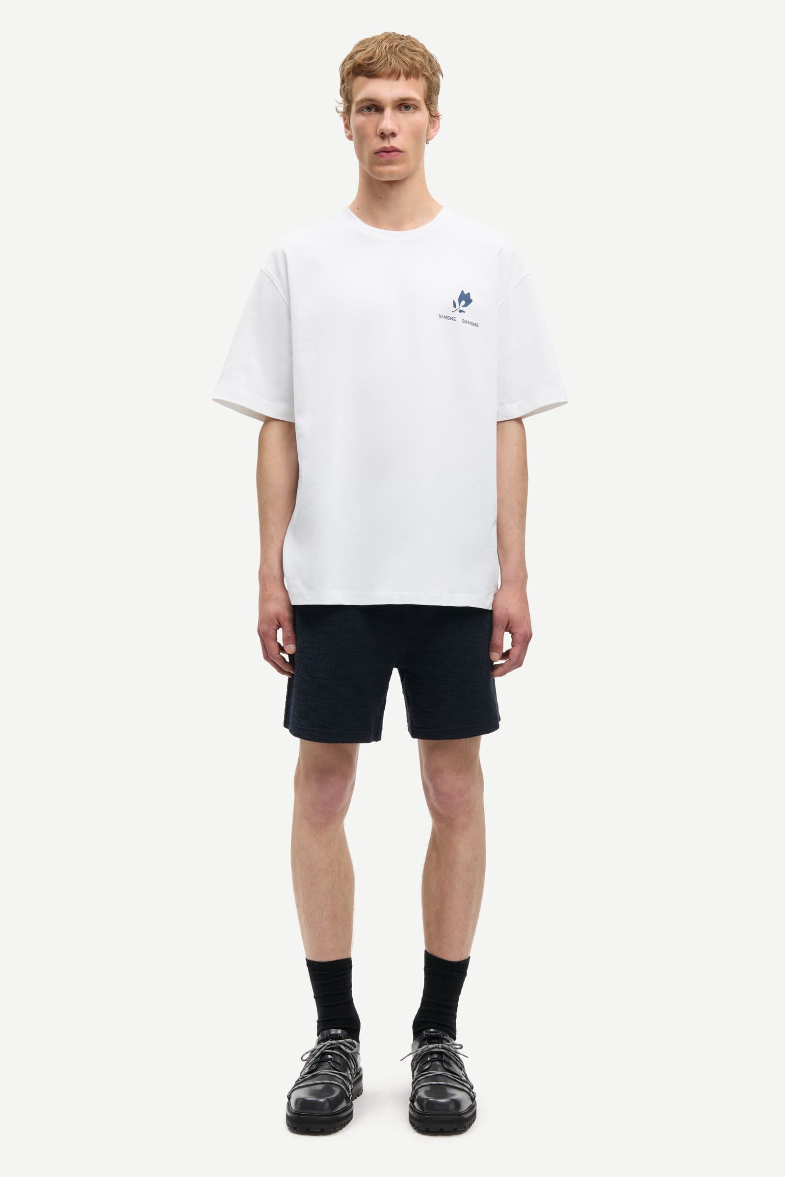 Sacohen t-shirt 11725 Blue Stamp