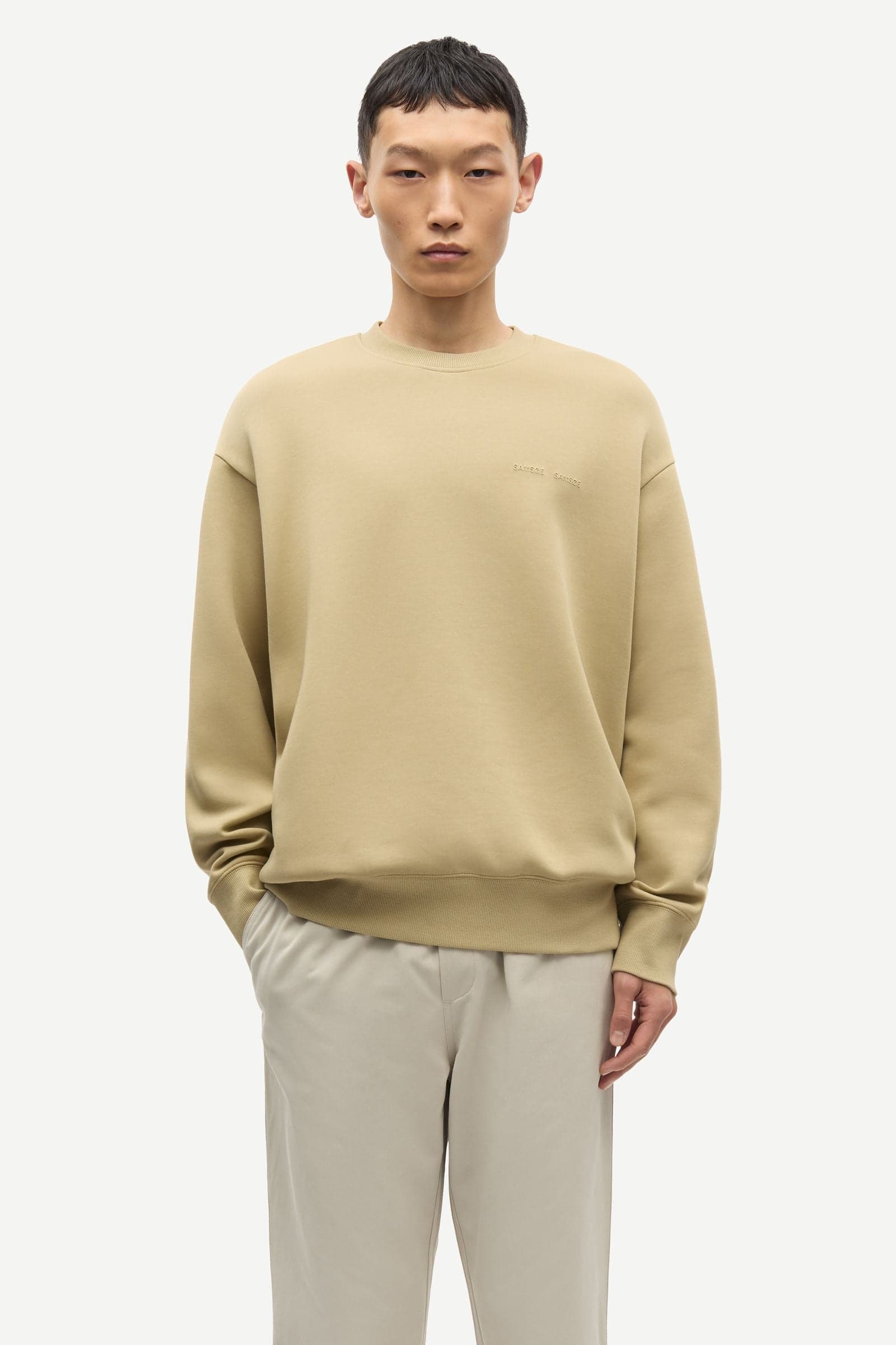 Saethan sweatshirt 15921 Olive Gray