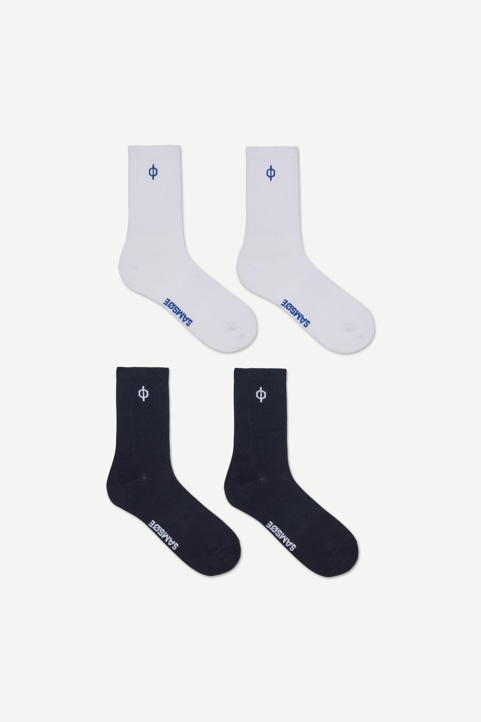 Sahanne socks 15807 White Blue and Salute