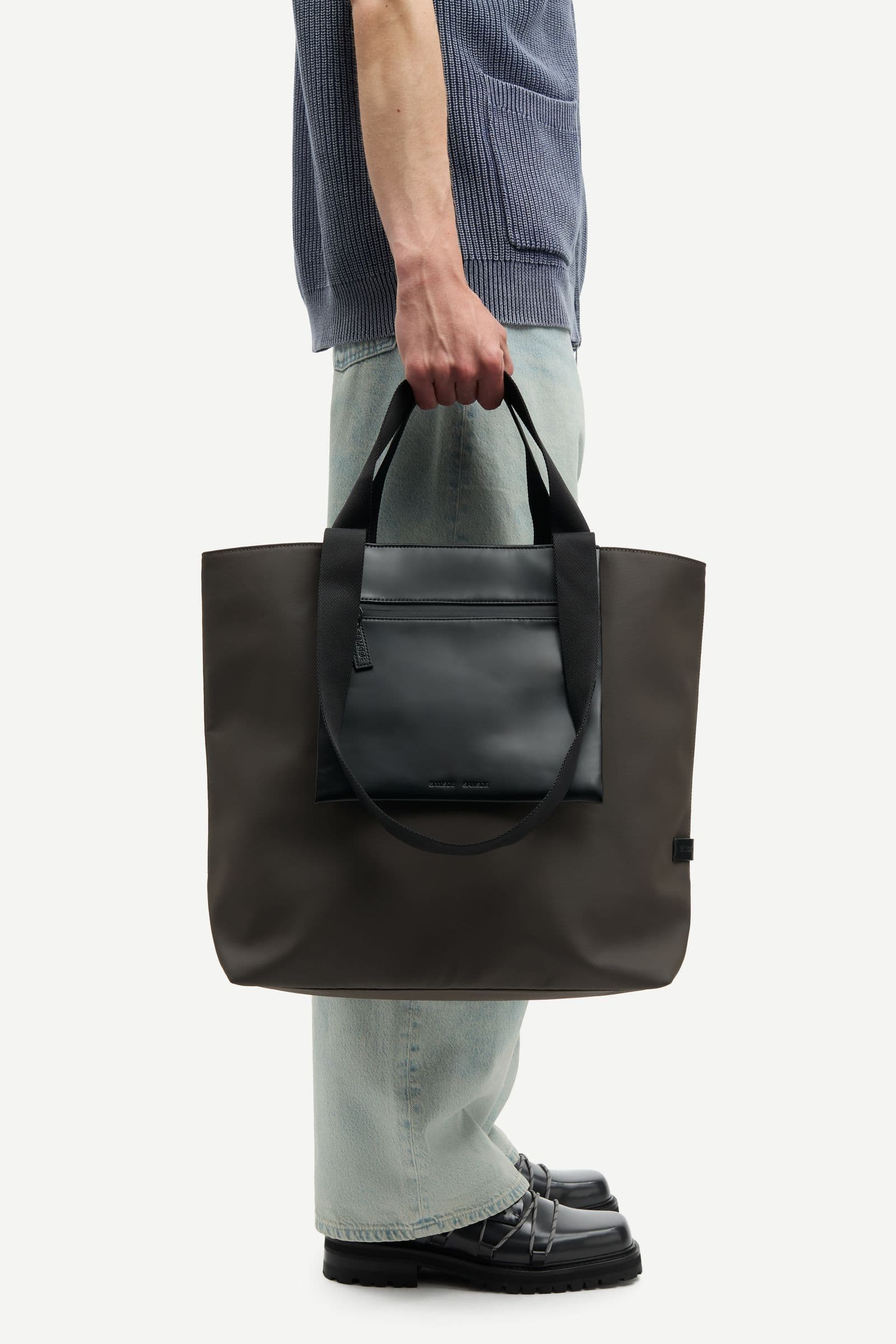 Saemil tote bag 15954 Black Olive